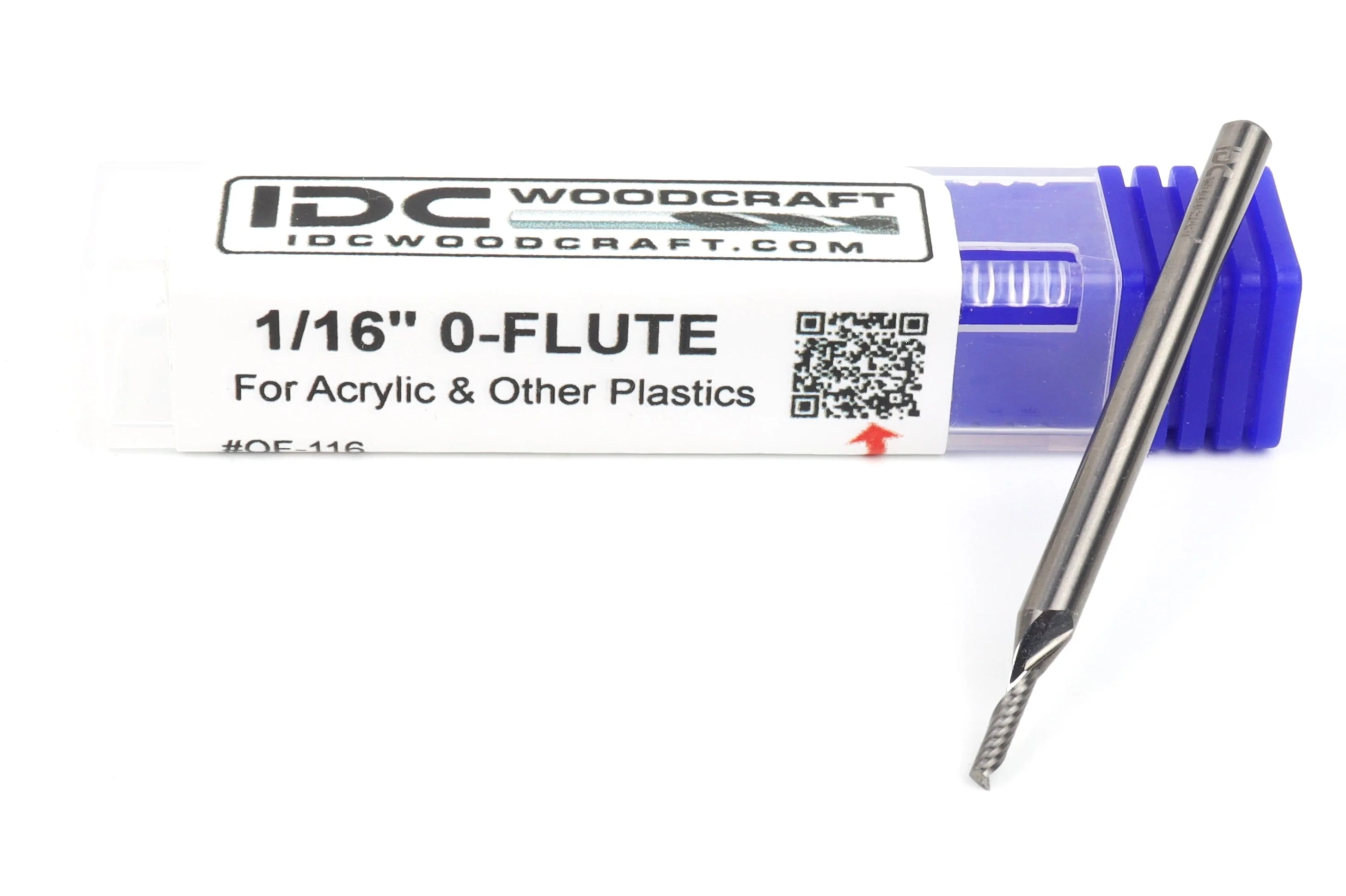 1/16" Acrylic Router Bit For For CNC Routers, 1/8" Shank - Image 3