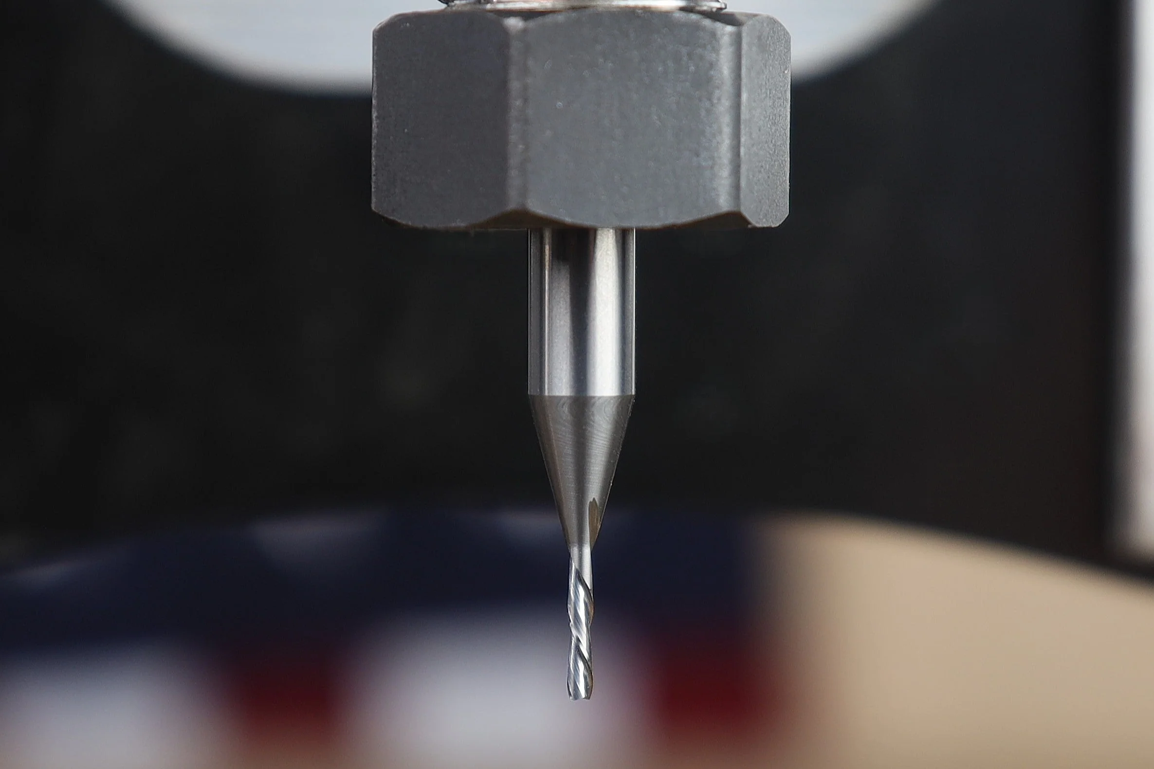 1/16 Down Cut Endmill Bit For CNC Routers, 1/4" Shank - Image 5