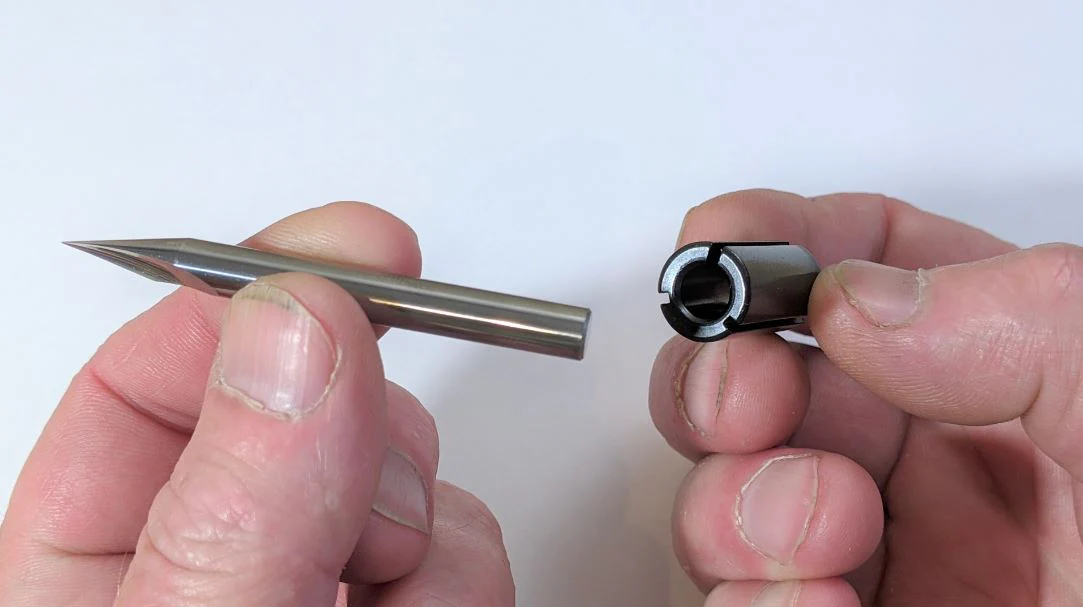 1/2 to 1/4 Reducer Collet Adapter for 1/4" Shank Bits (CNC Routers) [24COL] - Image 4