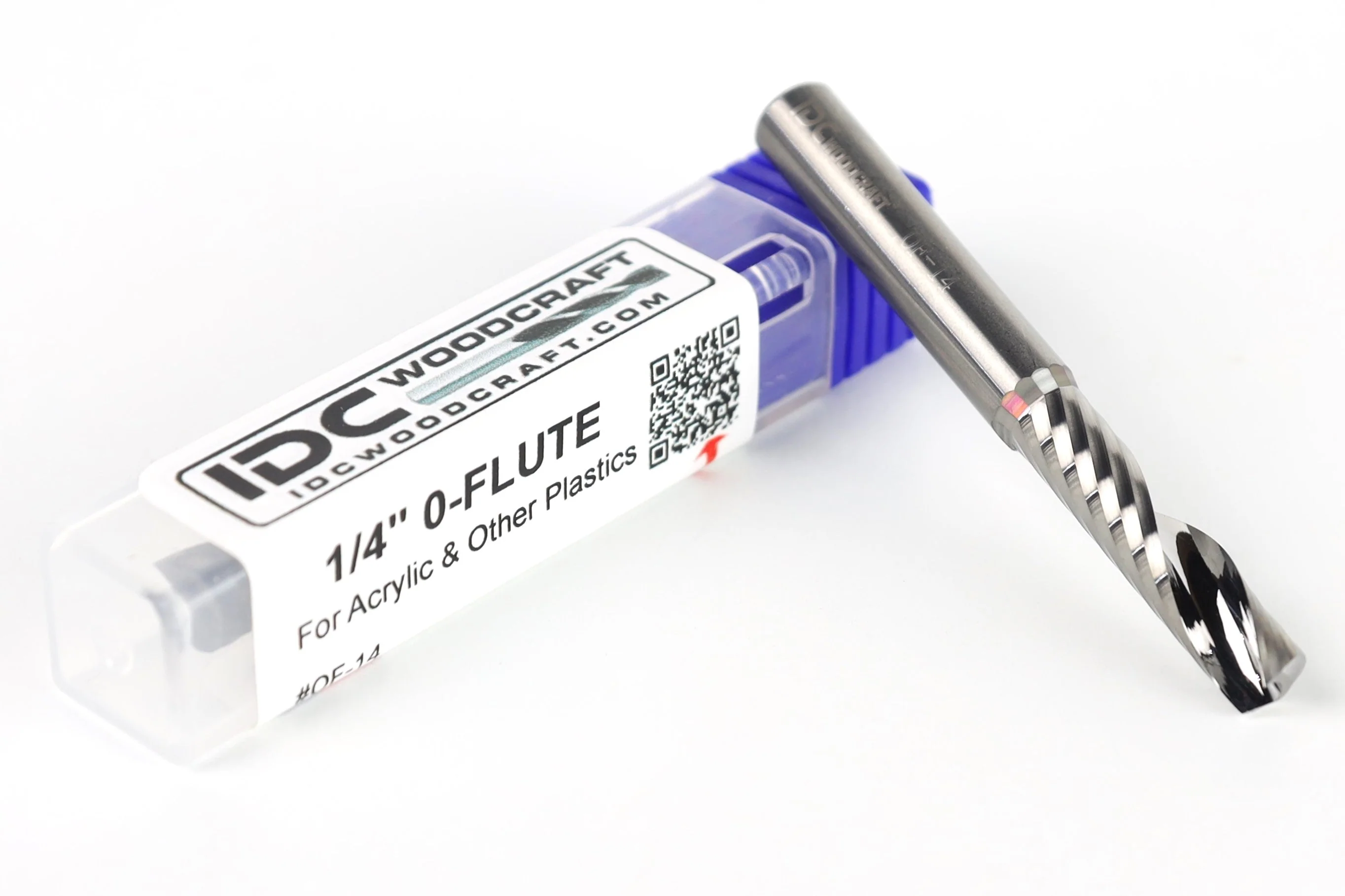 1/4" 0-Flute CNC Router Bit For Acrylic, 1/4" Shank - Image 3