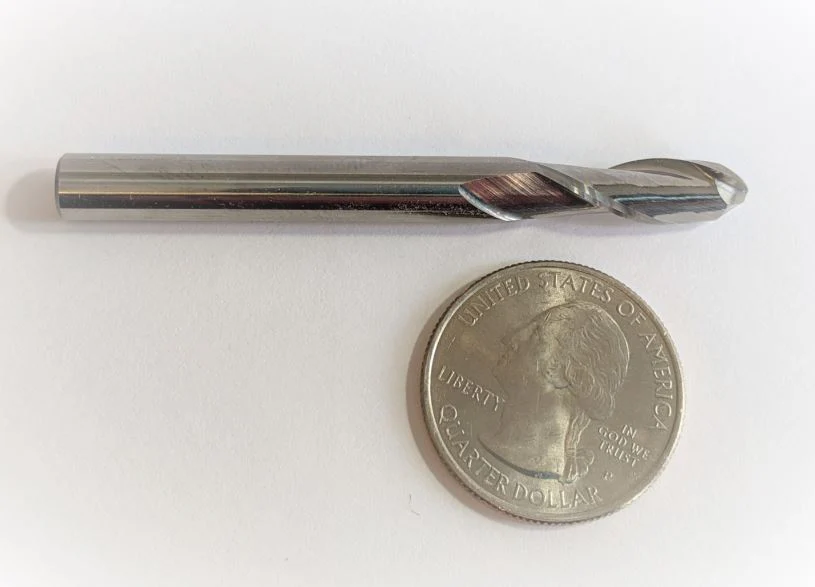 1/4 Ball Nose Endmill Bit For CNC Routers, 1/4" Shank - Image 9