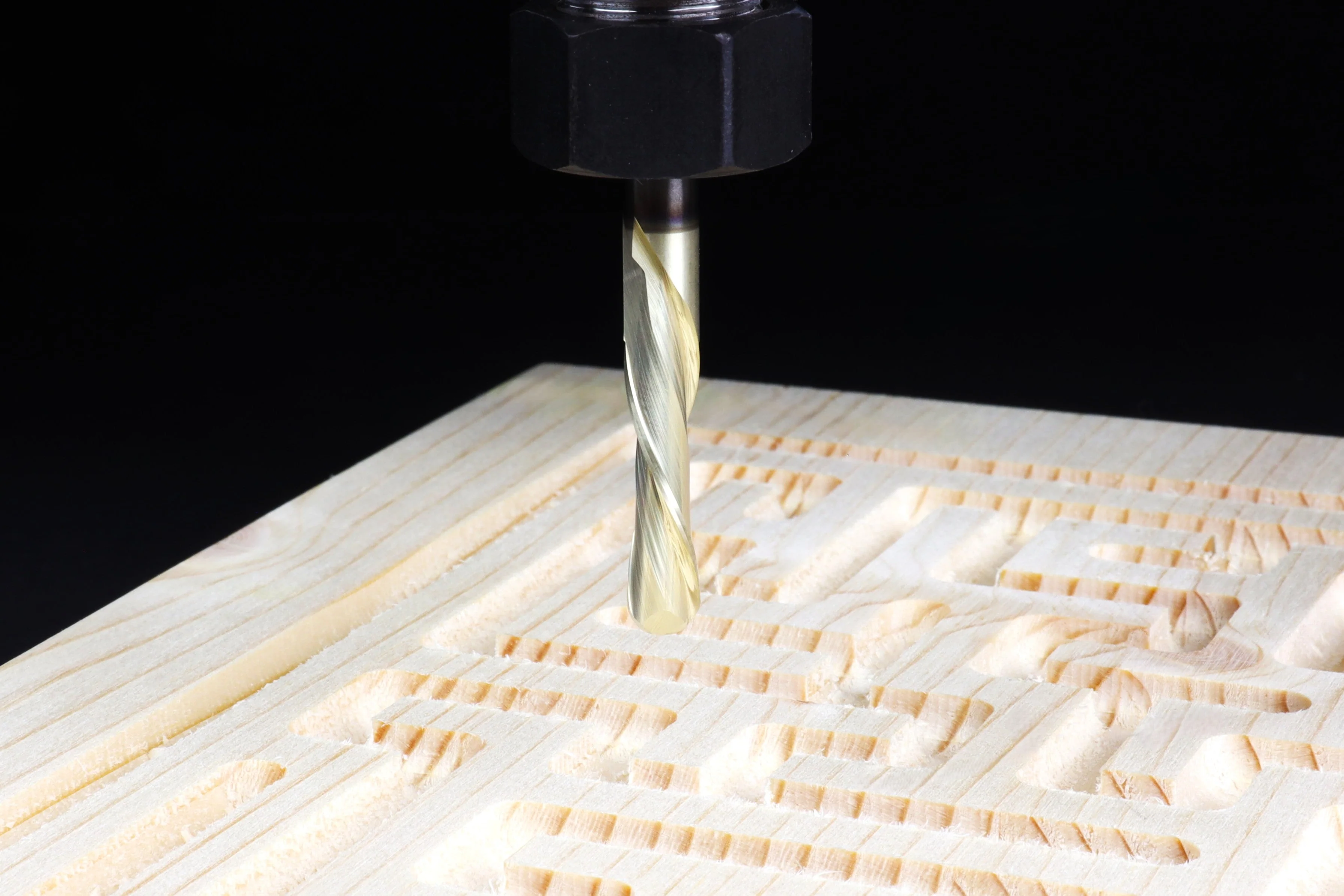 1/4 Down-Cut Ball Nose Endmill, 1/4 Shank w/ FREE Marble Maze File - Image 9