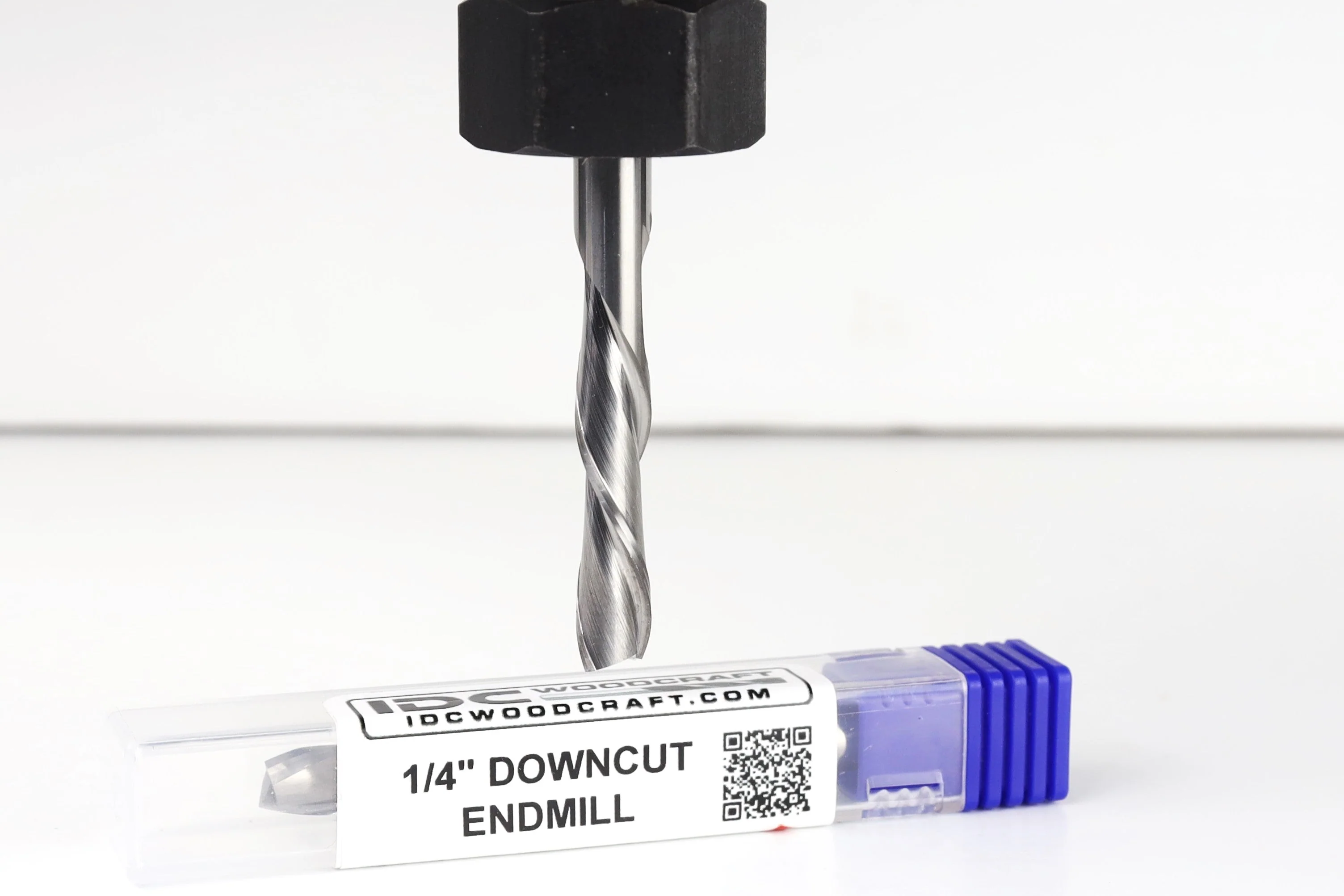 1/4 Down-Cutting Bit Endmill For CNC Routers, 1/4 Shank - Image 2