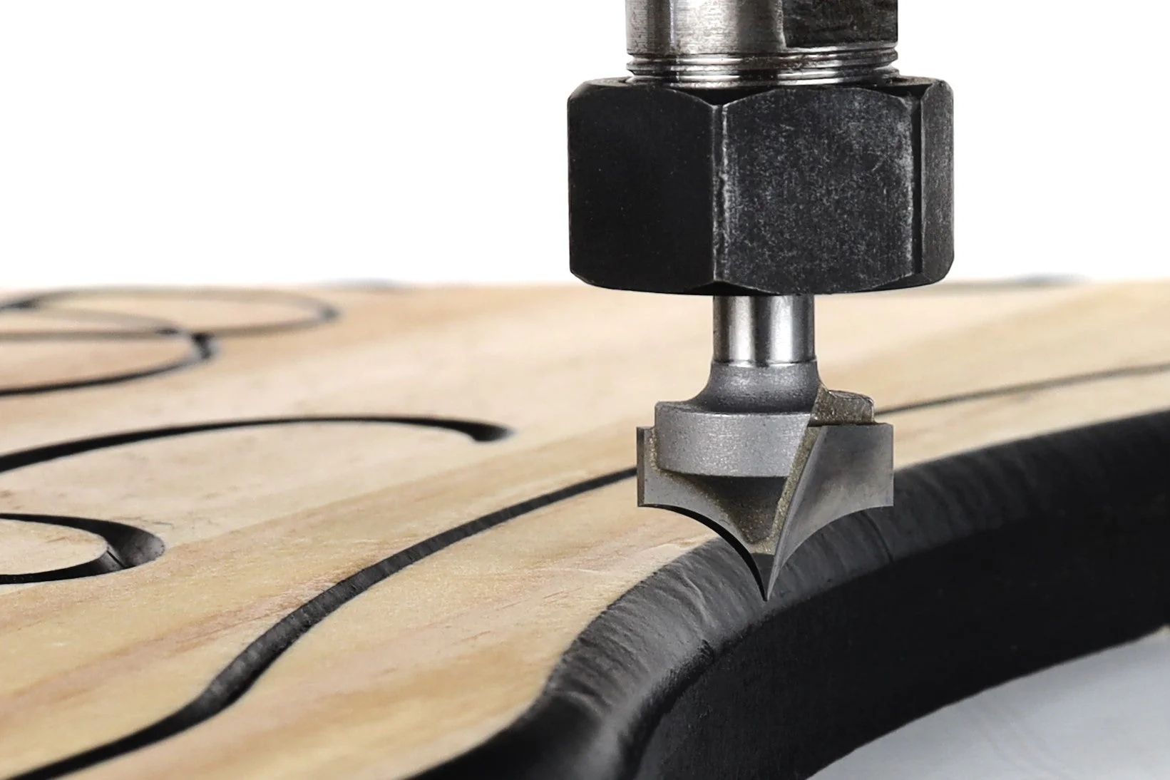 1/4" Radius Round Over Router Bit, 1/4" Shank (Corner/Edge Rounding) - Image 2