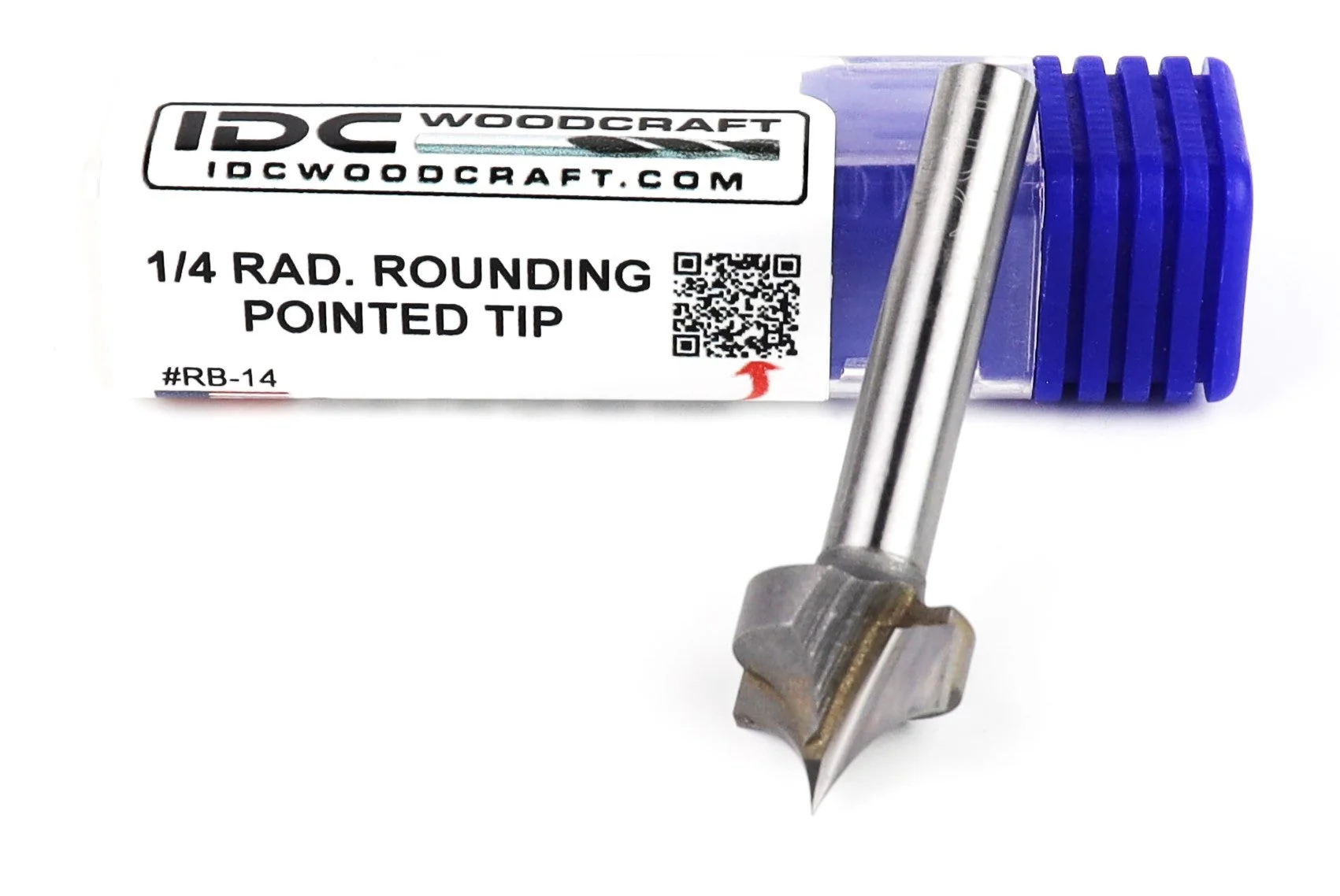 1/4" Radius Round Over Router Bit, 1/4" Shank (Corner/Edge Rounding) - Image 4
