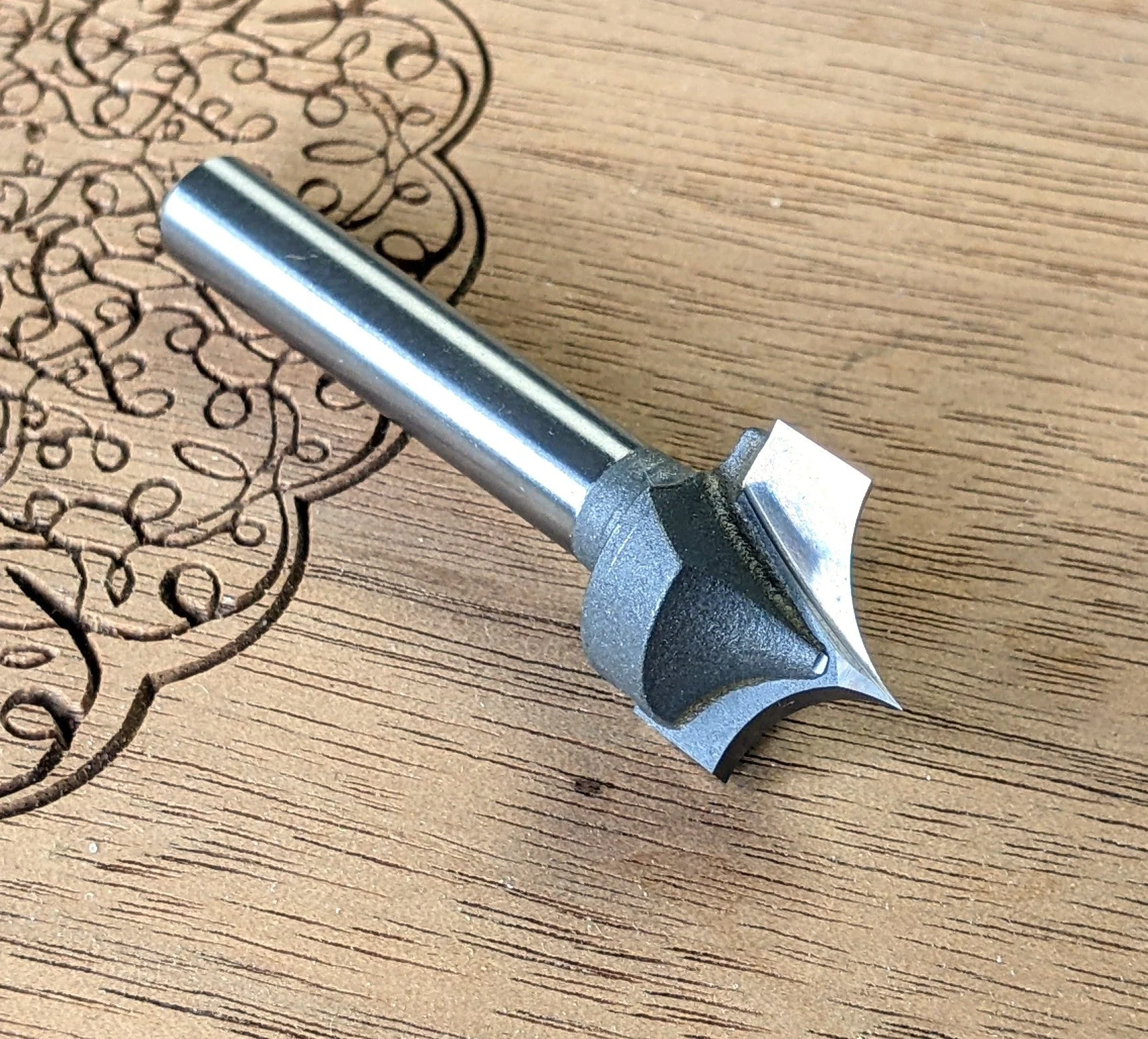 1/4" Radius Round Over Router Bit, 1/4" Shank (Corner/Edge Rounding) - Image 7