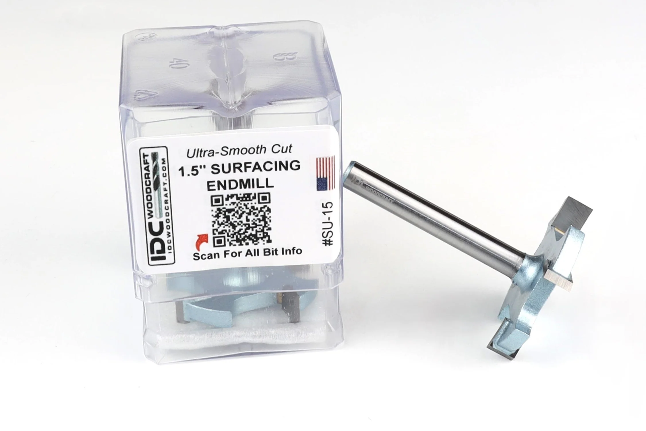 1.5” CNC Surfacing Bit Ultra-Smooth Cut for Spoilboard & Slab Flattening, 1/4” Shank - Image 4