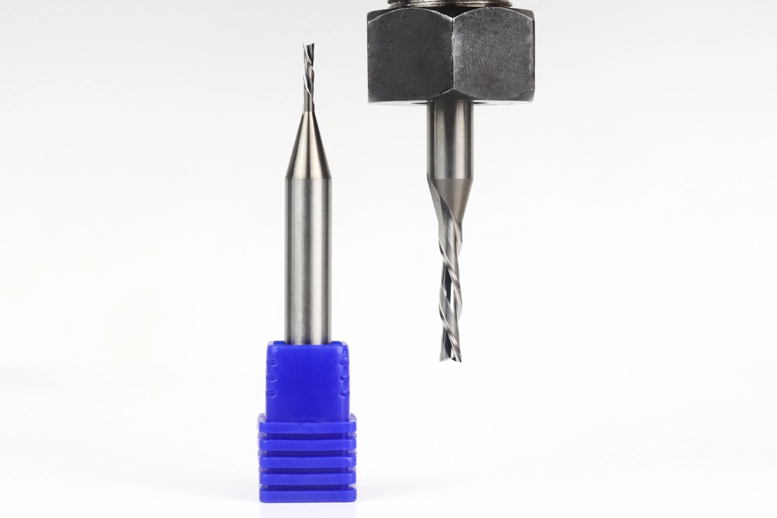 1/8 & 1/16 Down Cut Endmill Bits For CNC Routers, 1/4" Shank - Image 4