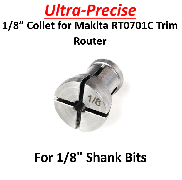 1/8" Collet For Makita RT0701C Trim Router - Image 2