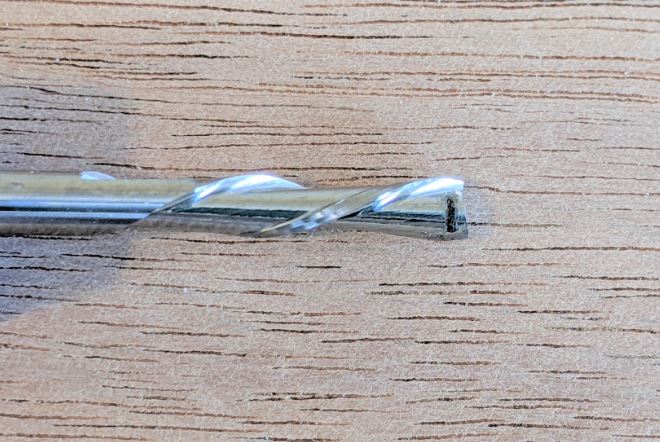 1/8 Down Cut Endmill Bit For CNC Routers, 1/8 Shank - Image 5