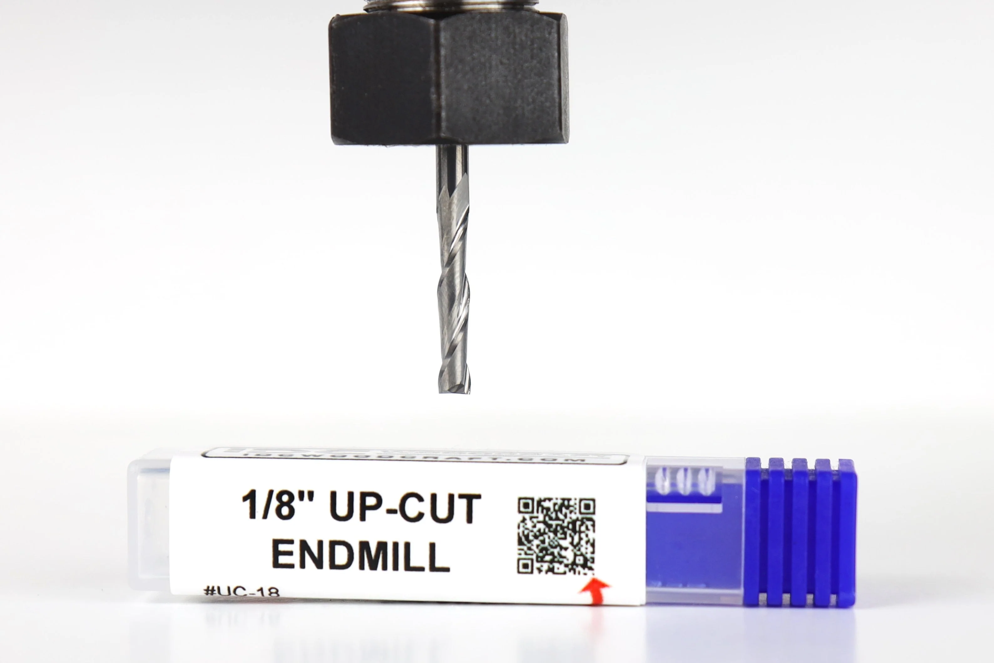 1/8" Up-Cut Endmill Bit (Drilling Capable) For CNC Routers (set of 2) - Image 6