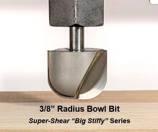 1" Bowl Bit For CNC Routers, 1/4 Shank - Image 4