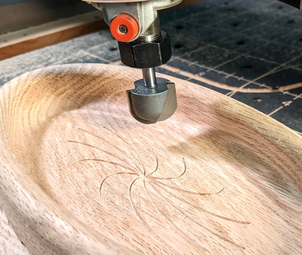 1" Bowl Bit For CNC Routers, 1/4 Shank - Image 6