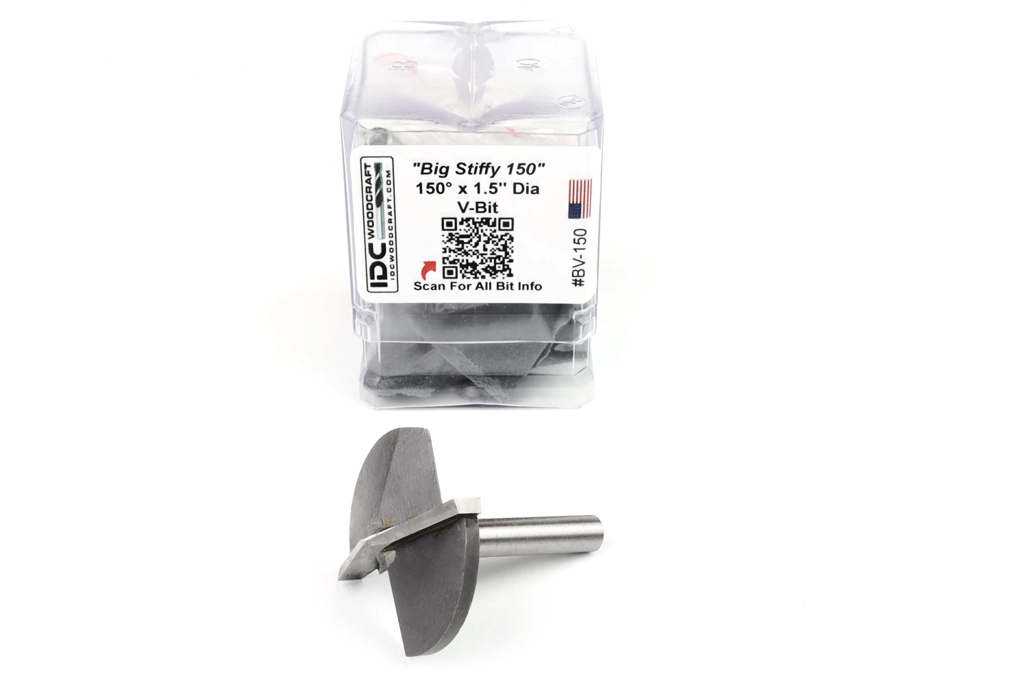 150 Degree V Groove Router Bit, 1/4" Shank, The Pizza Peel Taper Bit - Image 3