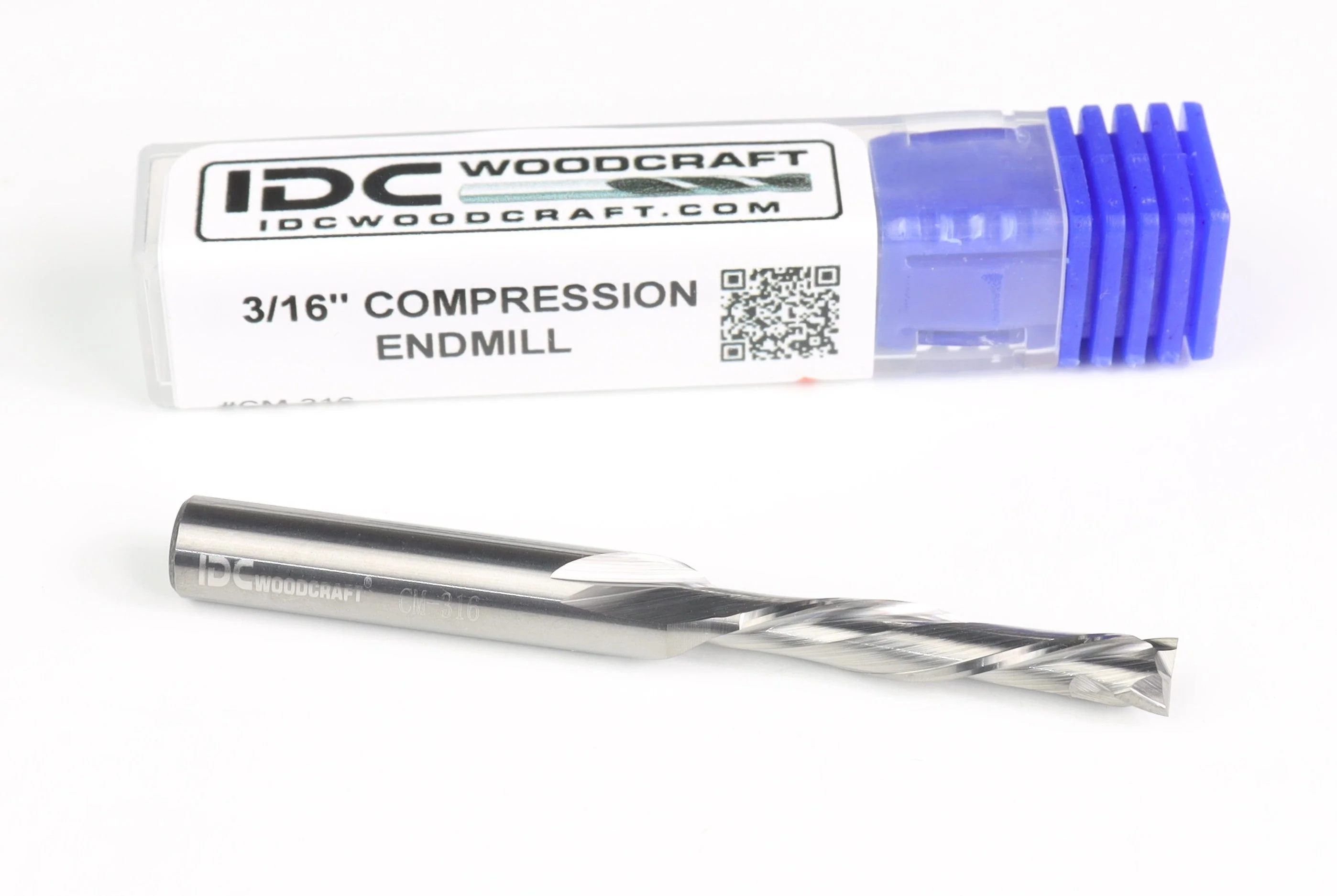 3/16" Compression Bit For CNC Routers, 1/4" Shank - Image 7