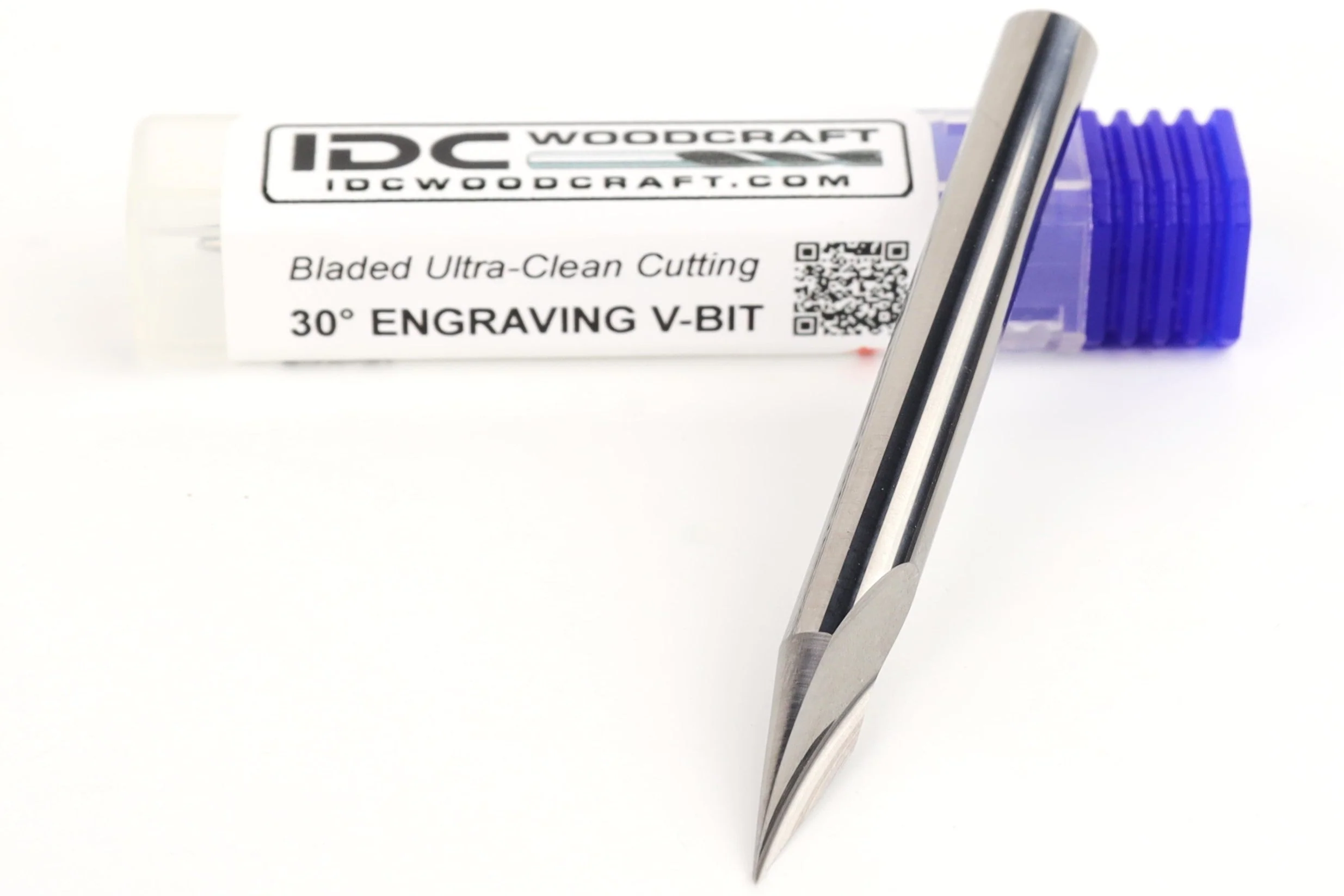 30 Degree EXTREME DETAIL V-bit Bit for CNC Routers, 1/4 Shank - Image 5