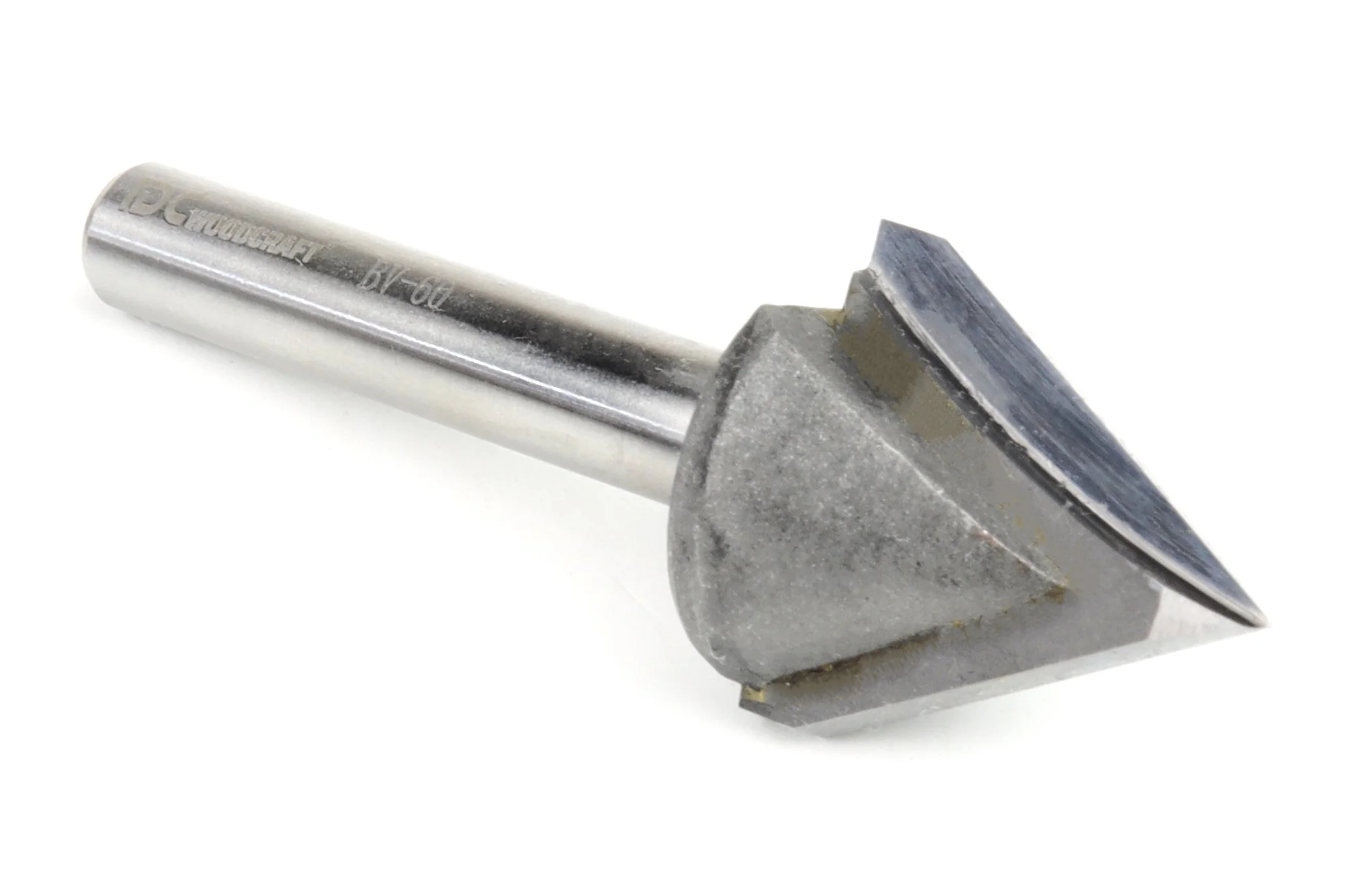 60 Degree V Grooving Bit for CNC Routers, 1/4 Shank