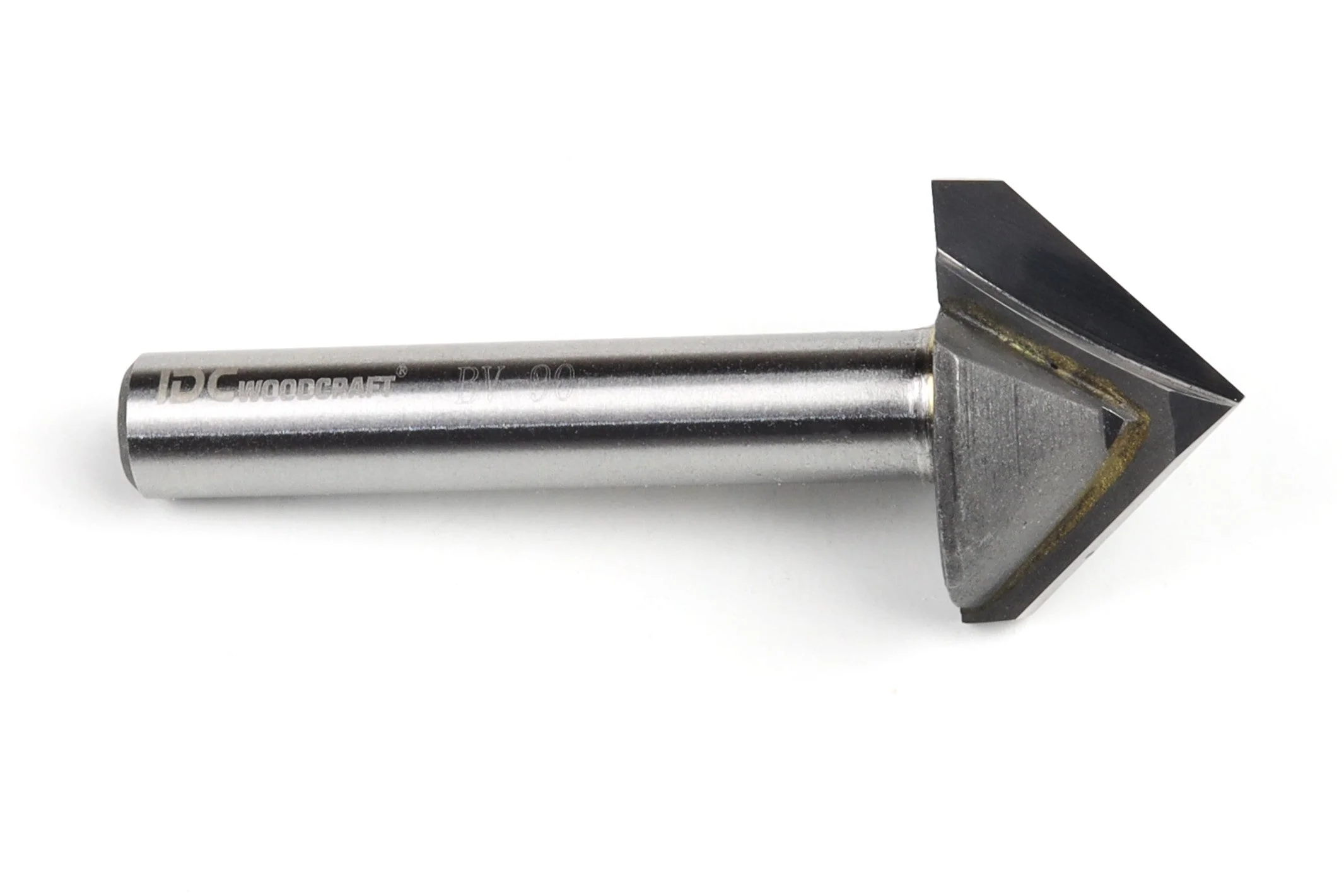 90 Degree V Grooving Bit for CNC Routers, 1/4 Shank - Image 2