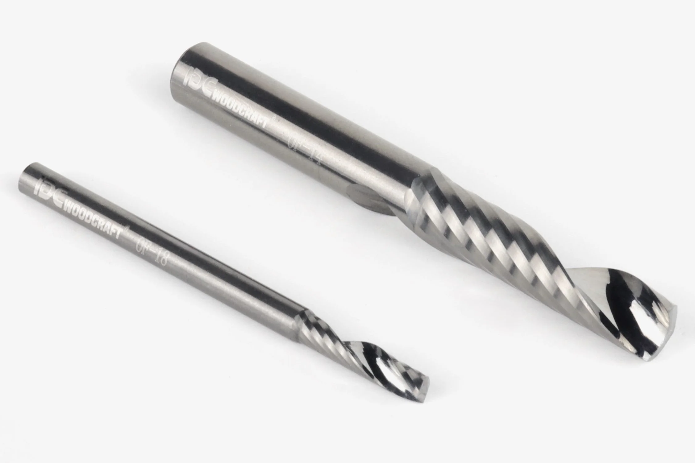 Acrylic CNC Router Endmill Bit Set 0-Flute - 1/8" & 1/4" - Image 4