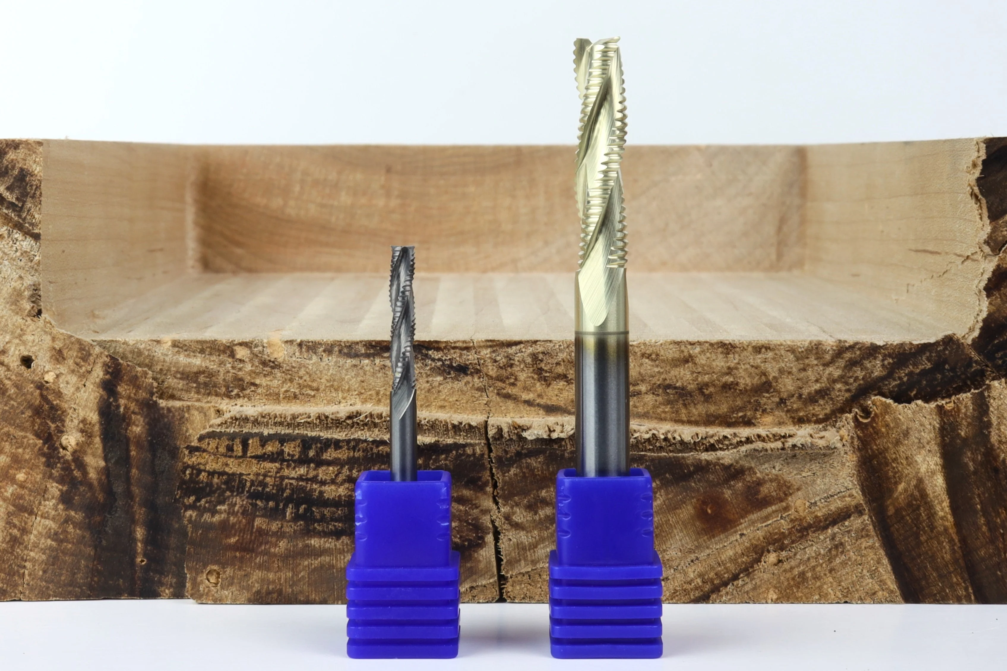 BEAST-BADGER Set, 2 High-Speed Roughing CNC Router Bits, 1/8 & 1/4 Shank - Image 8