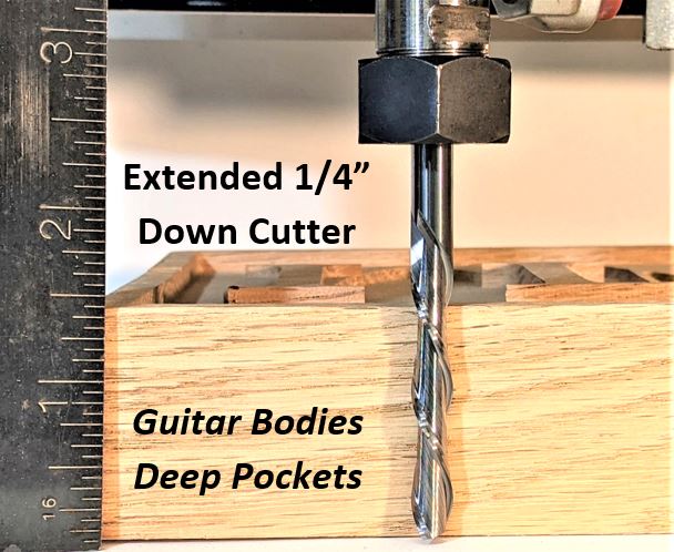 CNC Bits For Guitar Making Extended Length CNC Router Bit Set - Image 5