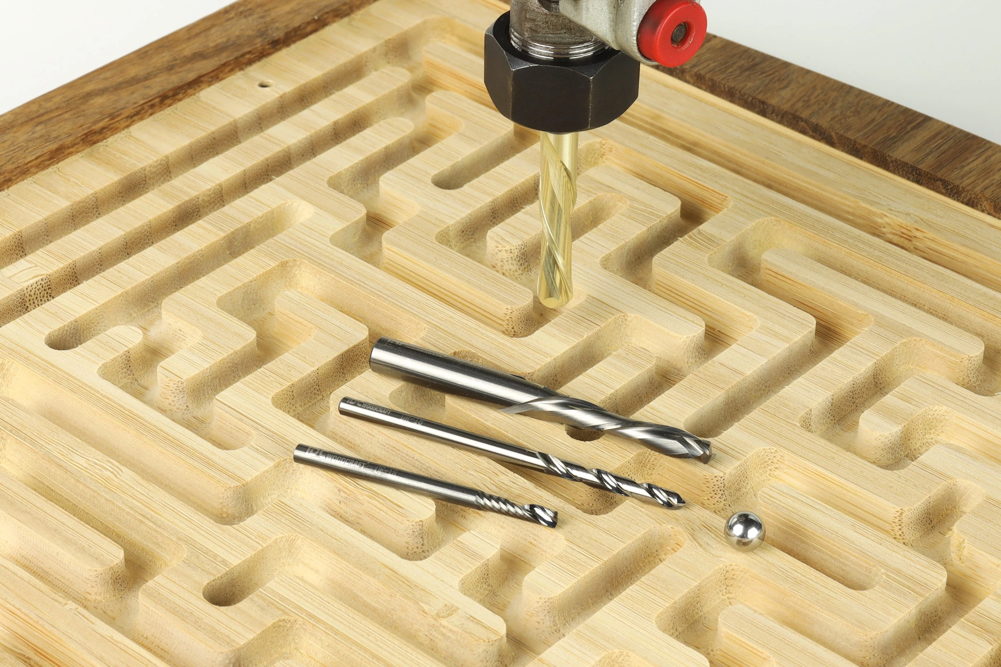 CNC Router Bit Set for Marble Maze Making w/ FREE Maze Design Files - Image 4