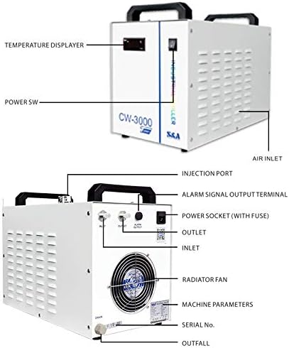 CW-3000 Water Chiller for PwnCNC Spindle Kits & Systems - Image 2