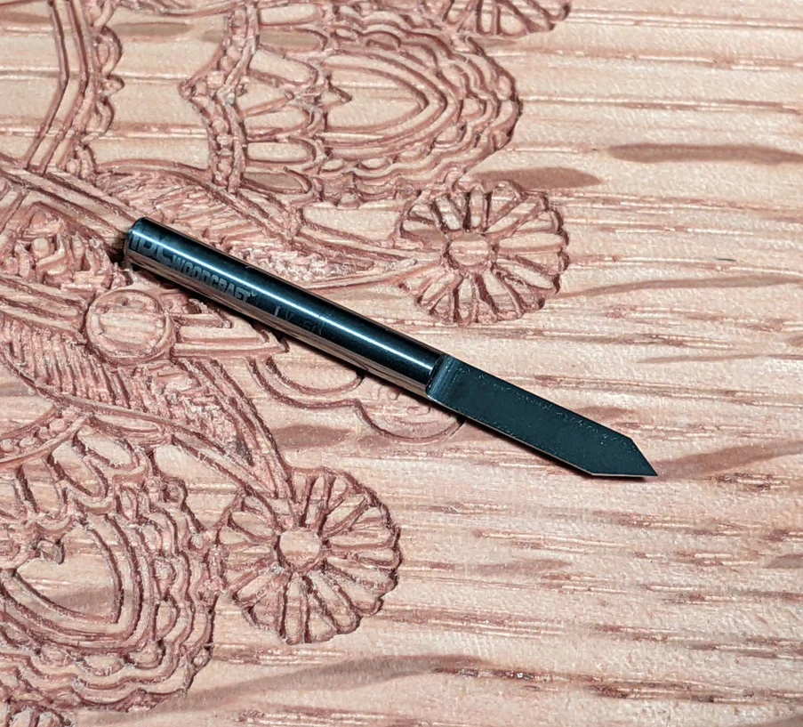 Deluxe 1/8 Shank 60 Degree Engraving V-Bit for CNC Routers - Image 8