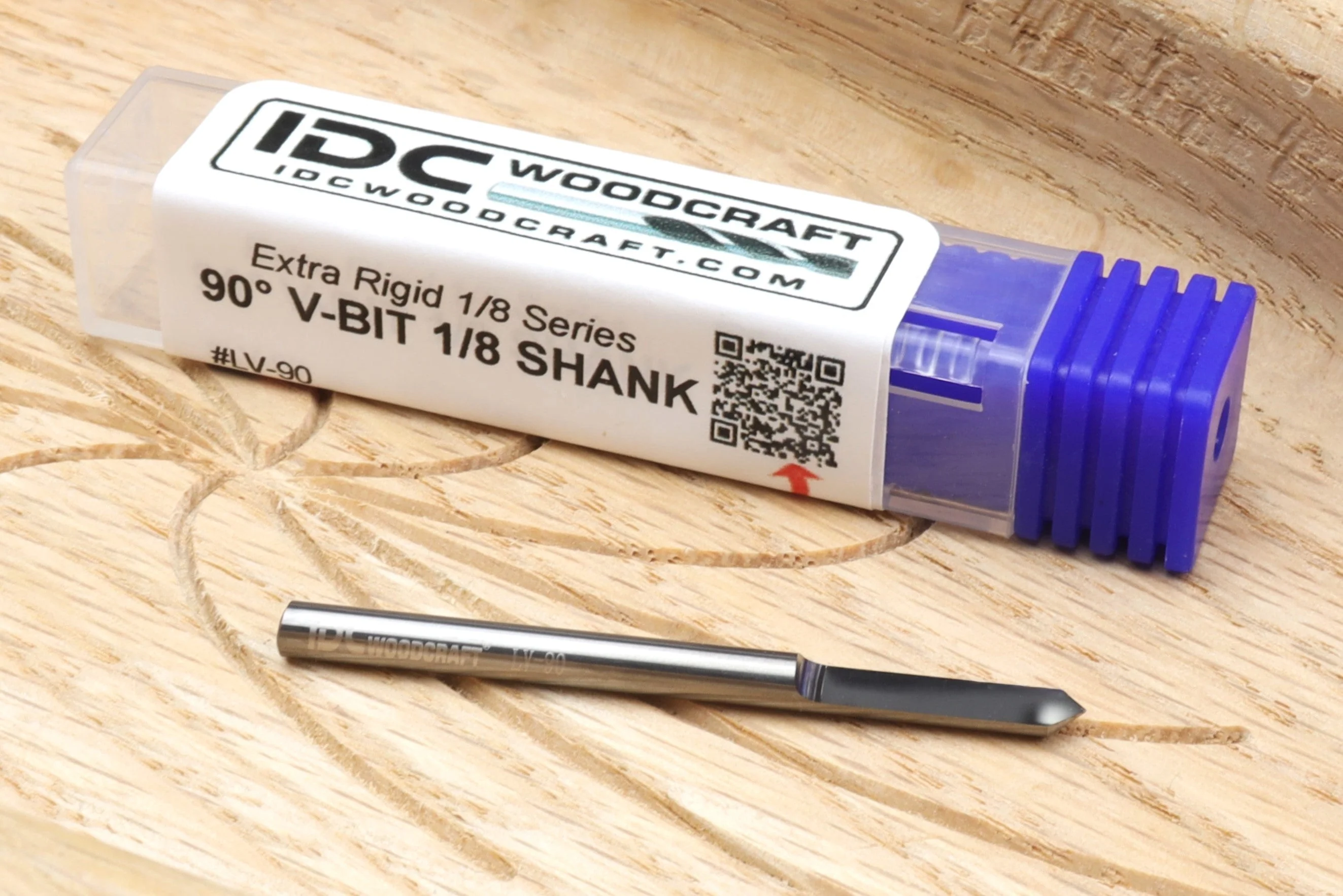 Deluxe 1/8 Shank 90 Degree Engraving V-Bit for CNC Routers - Image 3