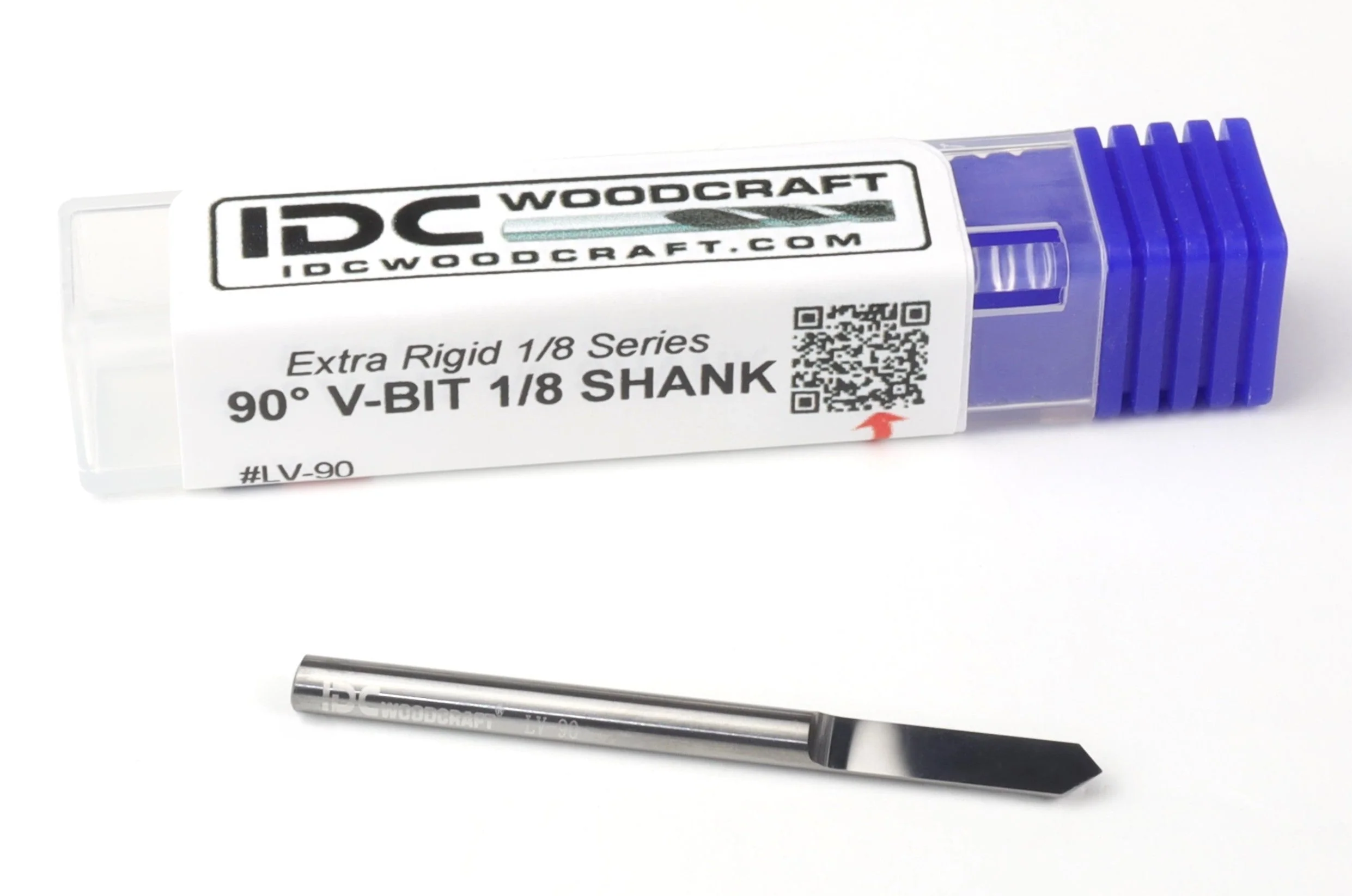 Deluxe 1/8 Shank 90 Degree Engraving V-Bit for CNC Routers - Image 6