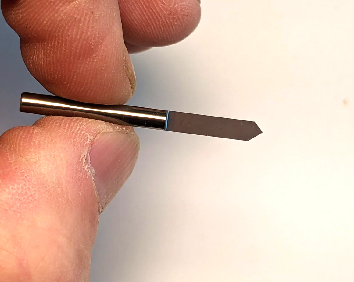 Deluxe 1/8 Shank 90 Degree Engraving V-Bit for CNC Routers - Image 7