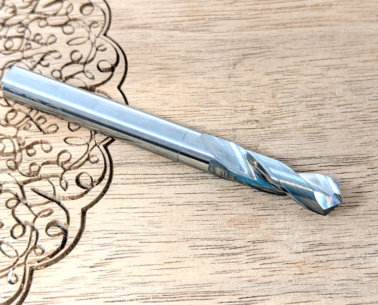 Extreme-Performance 1/4" Drill Bit for CNC Routers, 1/4" Shank - Image 4