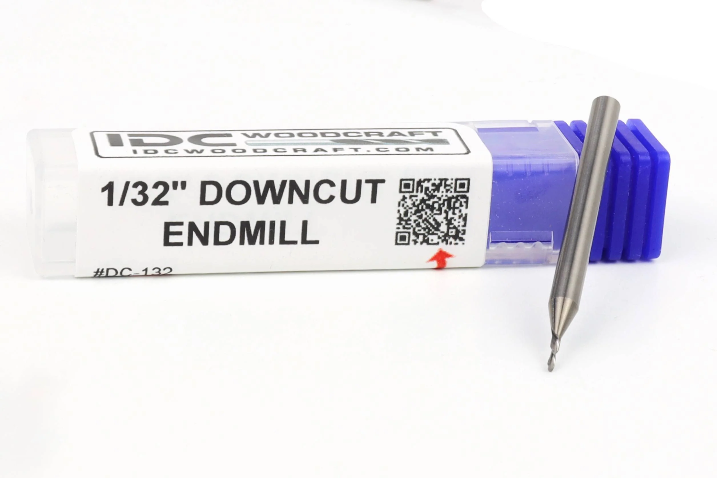 High-Detail 1/32 Down Cut Endmill Bit For CNC Routers, 1/8 Shank - Image 3