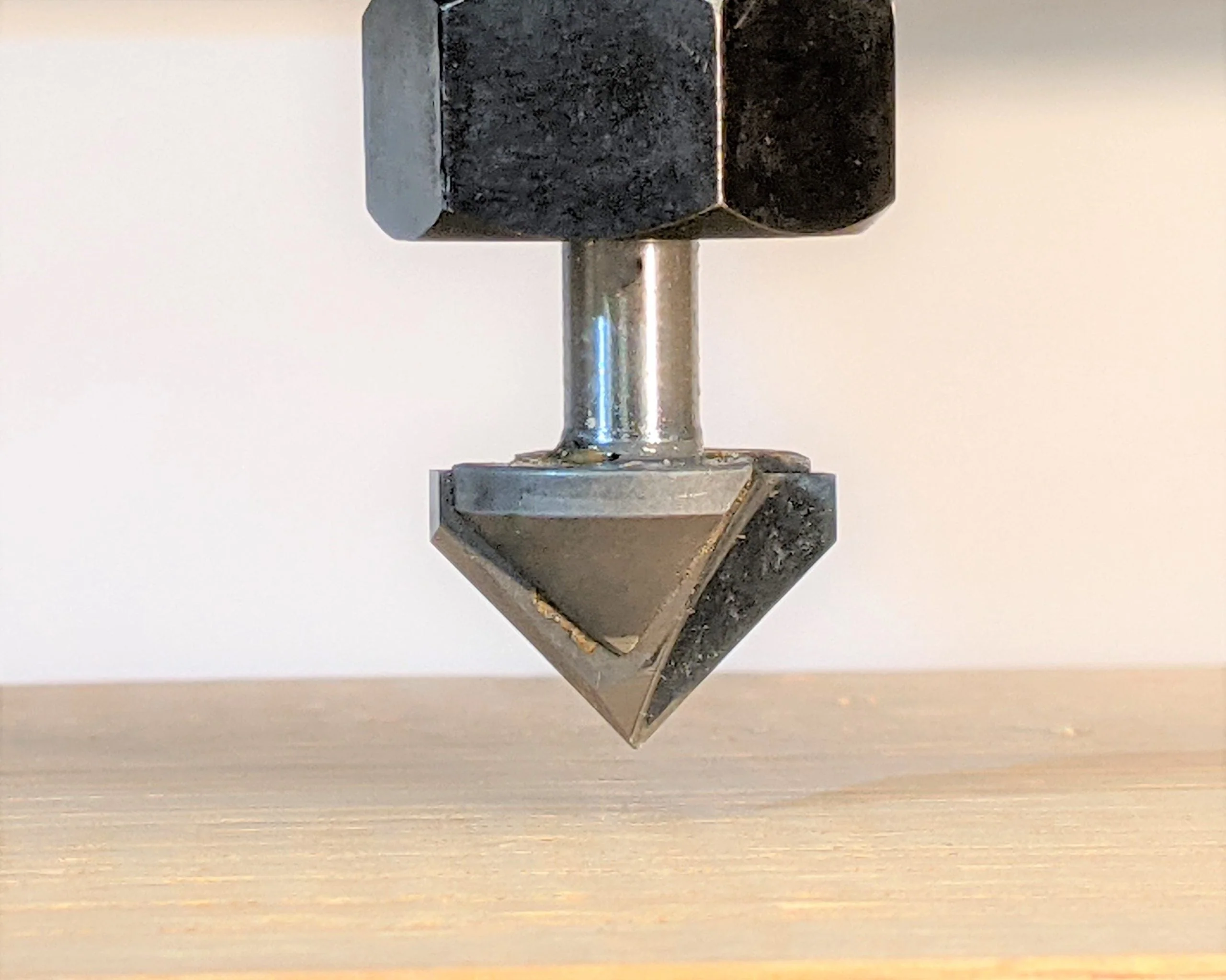 Large Body V-Bit Grooving Set 60, 90, 120 Deg for CNC Routers, 1/4 Shank - Image 3