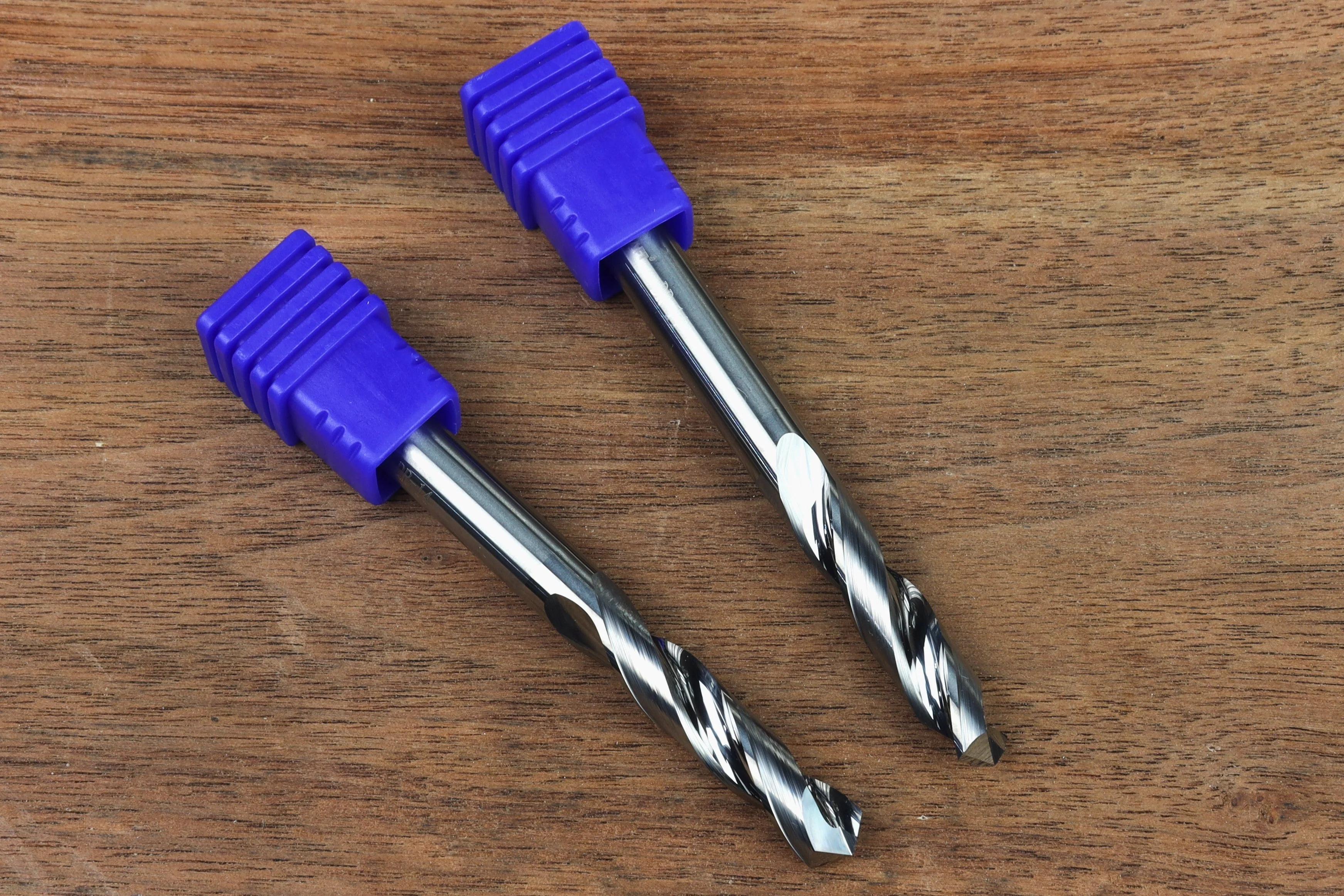 Set of 2 Extreme-Performance 1/4" Drill Bits for CNC Routers, 1/4 Shank - Image 2