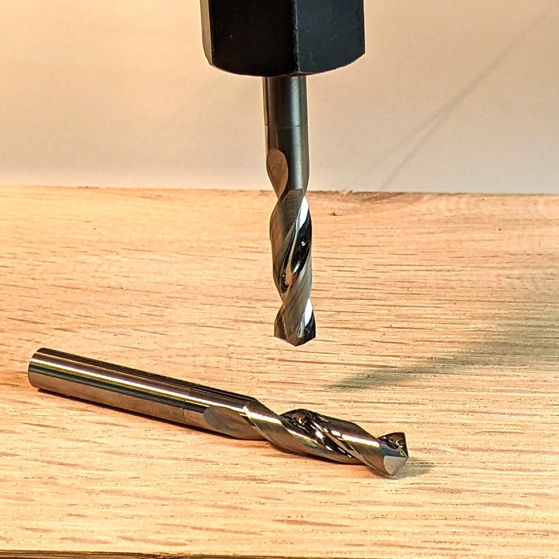 Set of 2 Extreme-Performance 1/4" Drill Bits for CNC Routers, 1/4 Shank - Image 6