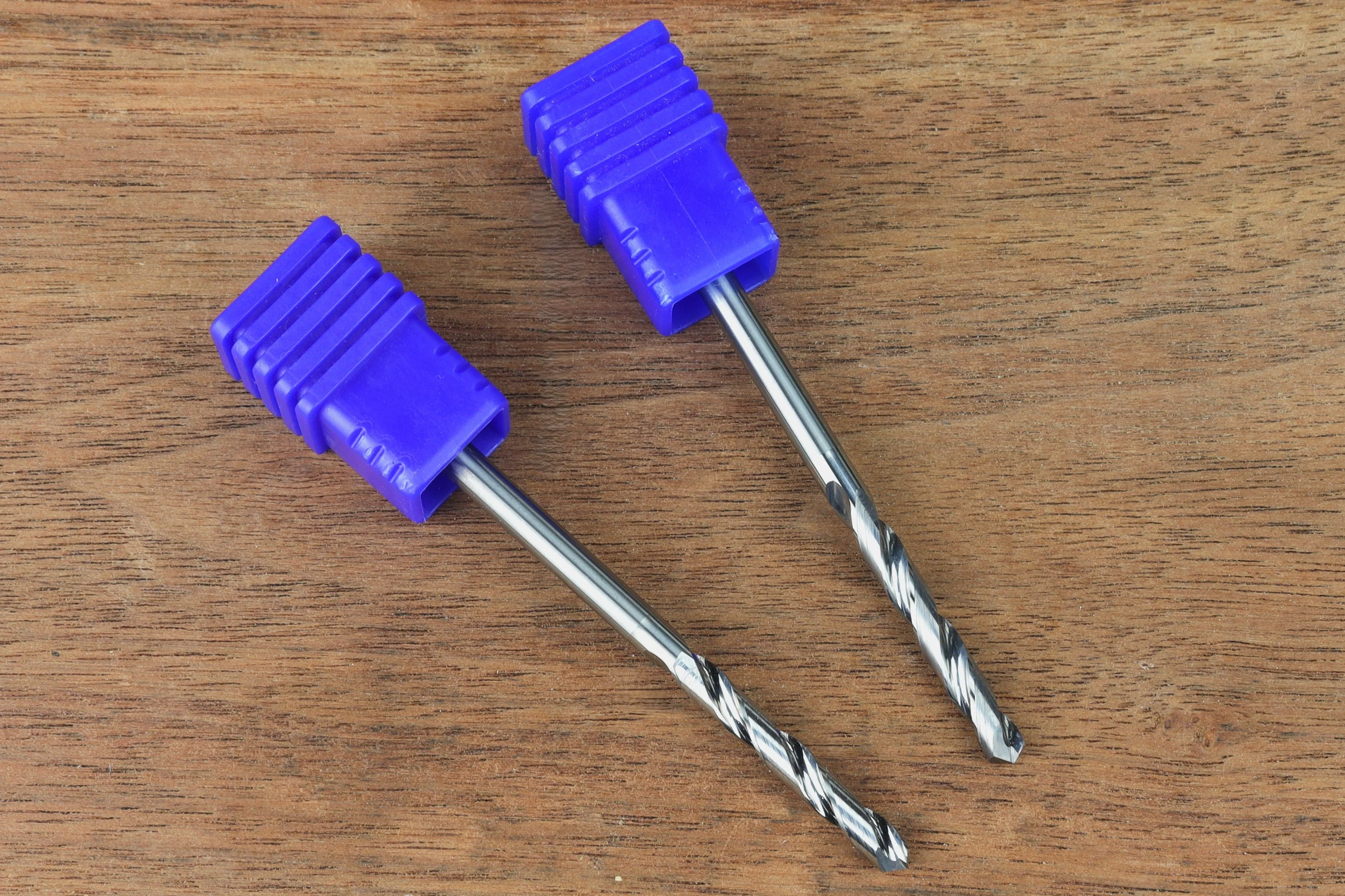 Set of 2 Extreme-Performance 1/8" Drill Bit for CNC Routers, Free Cribbage Files - Image 2