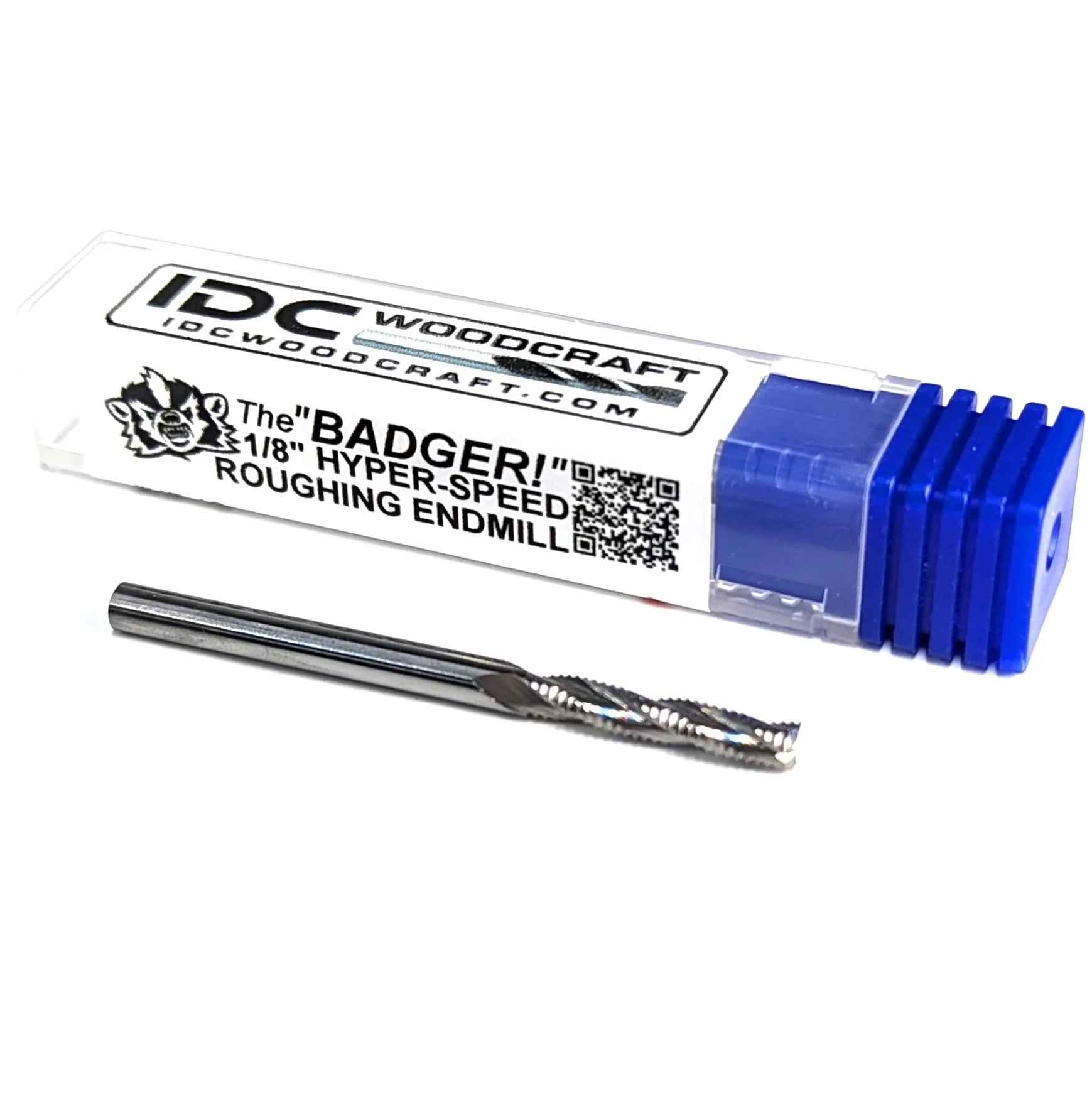 The "BADGER" 1/8 High-Speed Roughing CNC Router Bit, 1/8 Shank - Image 6