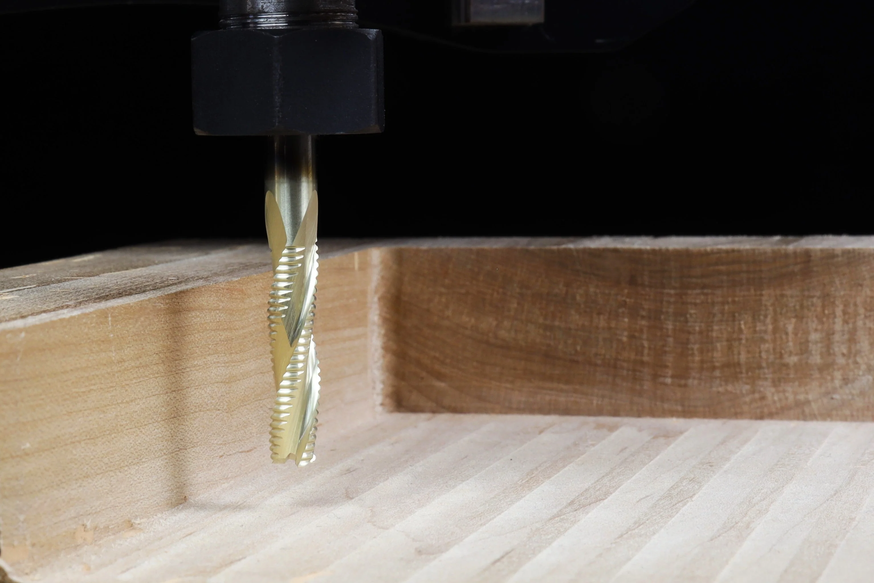 The "BEAST" 1/4 Hyper-Speed Roughing CNC Router Bit, 1/4 Shank - Image 8