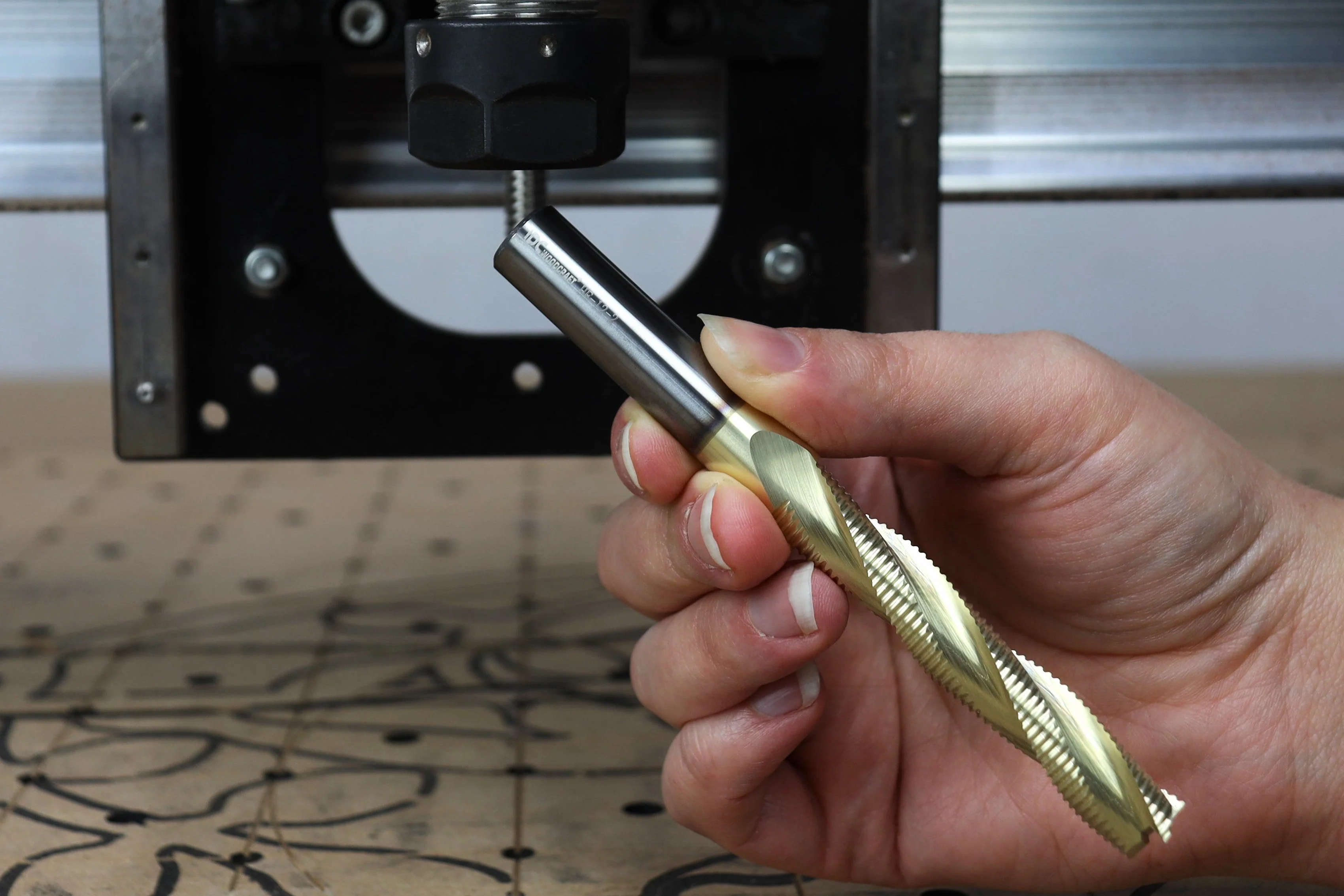 The "DEEP RIPPER" Long High-Performance 1/2" Roughing Endmill, 1" Shank - Image 7