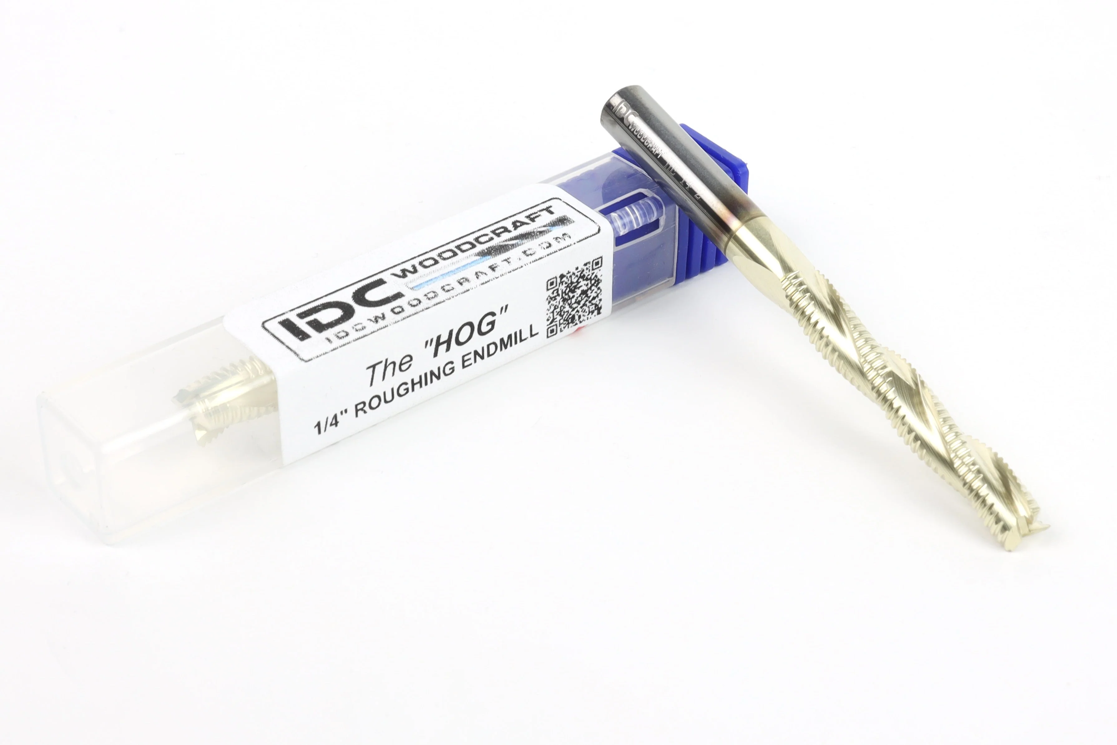 The HOG 1/4" Roughing Endmill Bit For CNC Routers, 1/4" Shank - Image 3