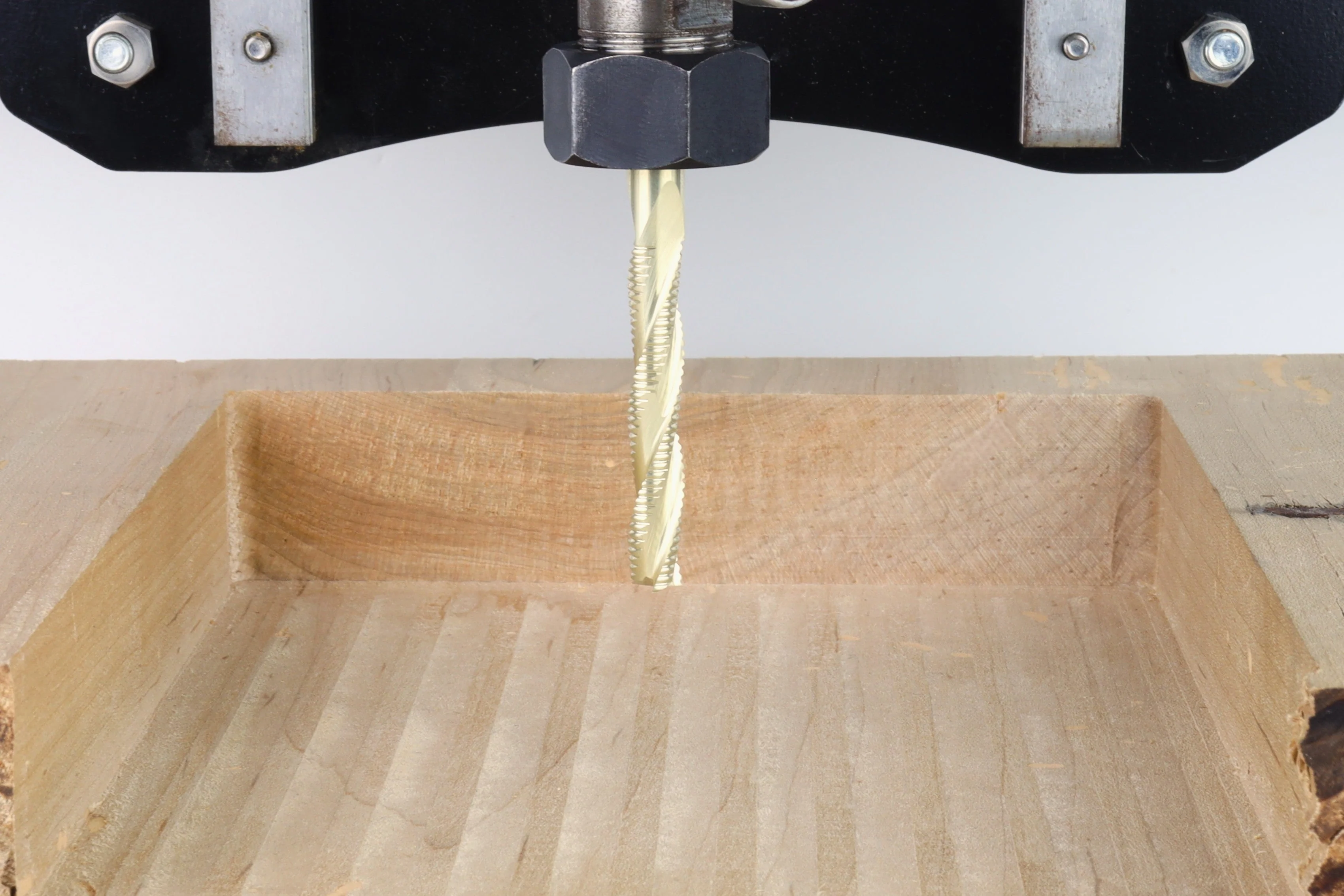 The HOG 1/4" Roughing Endmill Bit For CNC Routers, 1/4" Shank - Image 8