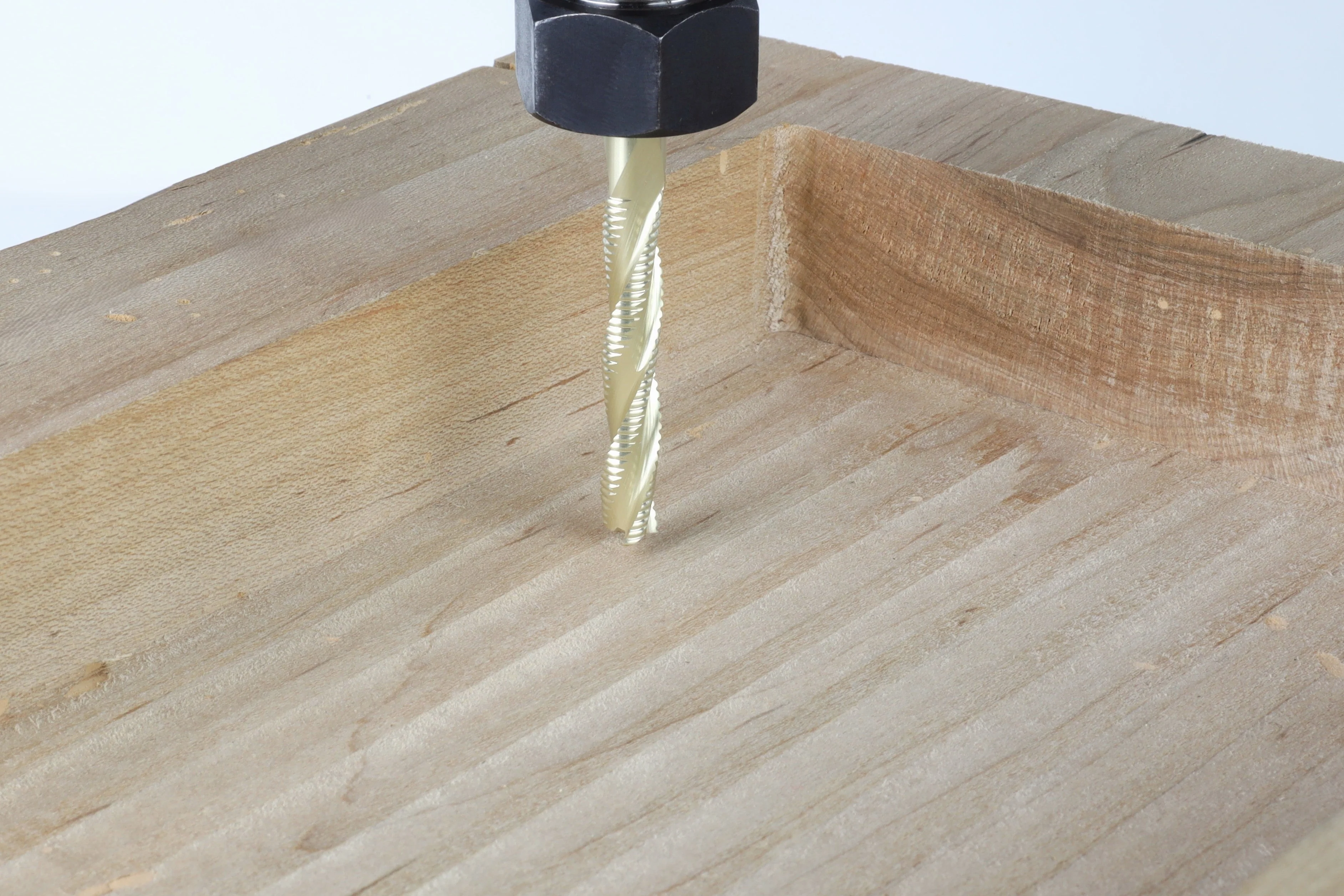The HOG 1/4" Roughing Endmill Bit For CNC Routers, 1/4" Shank - Image 9
