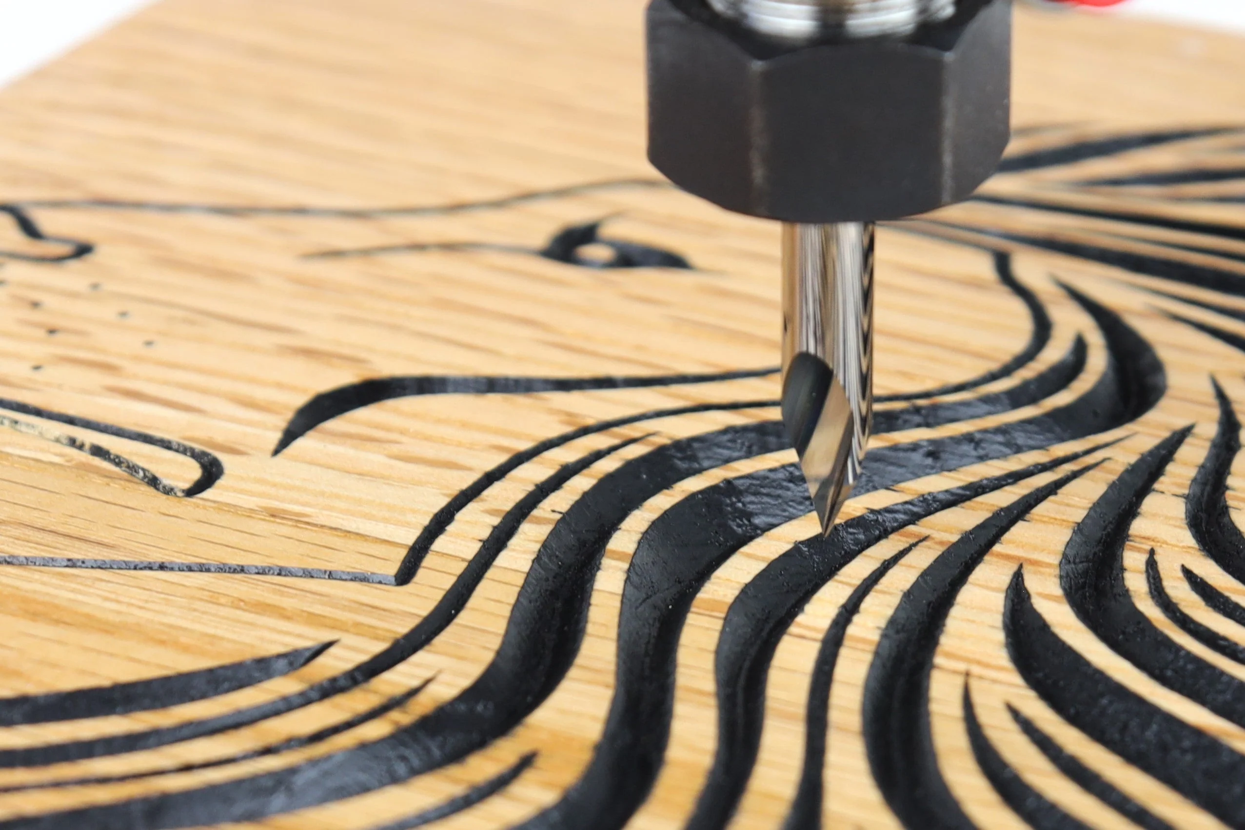 Ultra-Clean Cutting 60 Degree V-bit for CNC Routers, 1/4 Shank - Image 3
