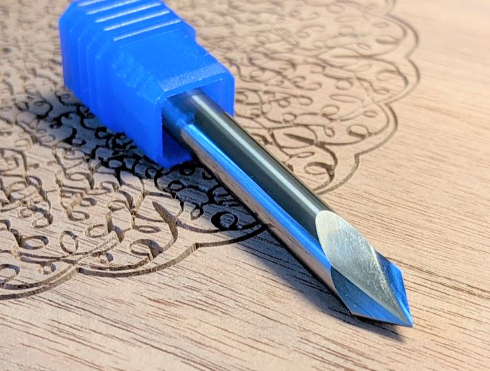 Ultra-Clean Cutting 60 Degree V-bit for CNC Routers, 1/4 Shank - Image 6