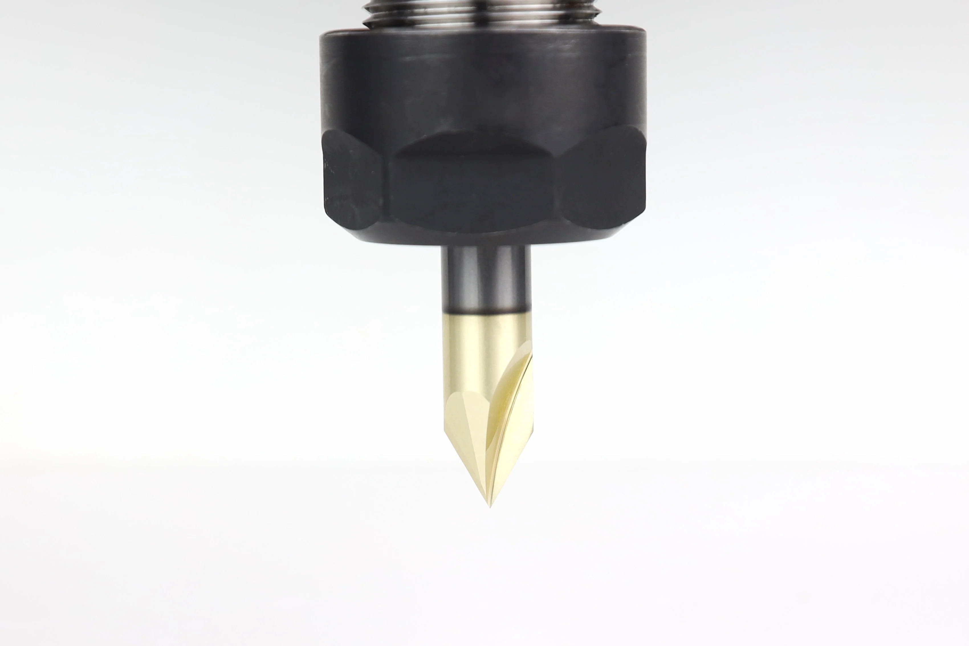 Ultra-Clean Cutting 60 Degree V-bit for CNC Routers, 3/8" Shank - Image 4