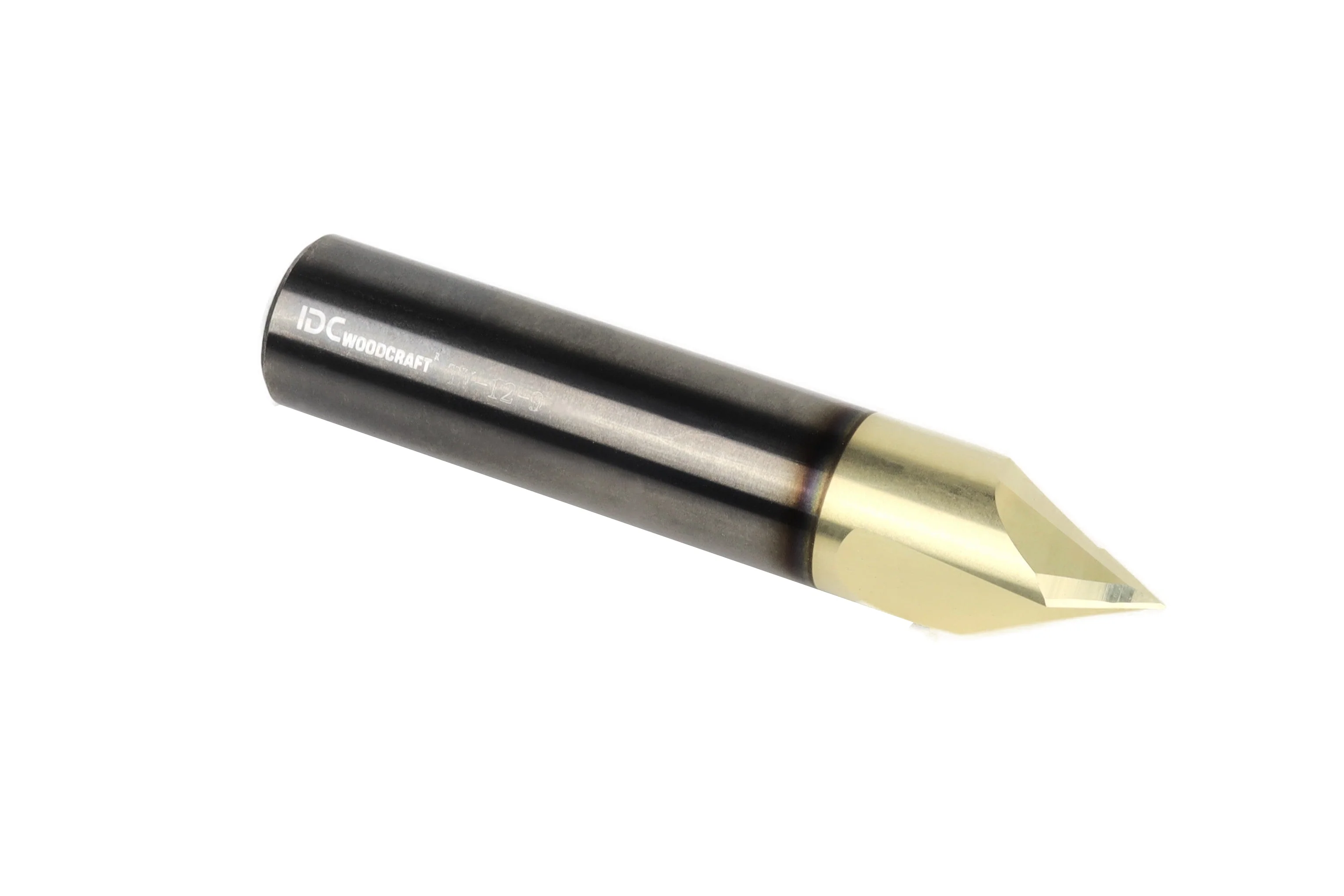 Ultra-Clean Cutting 90 Degree V-bit for CNC Routers, 1/2" Shank