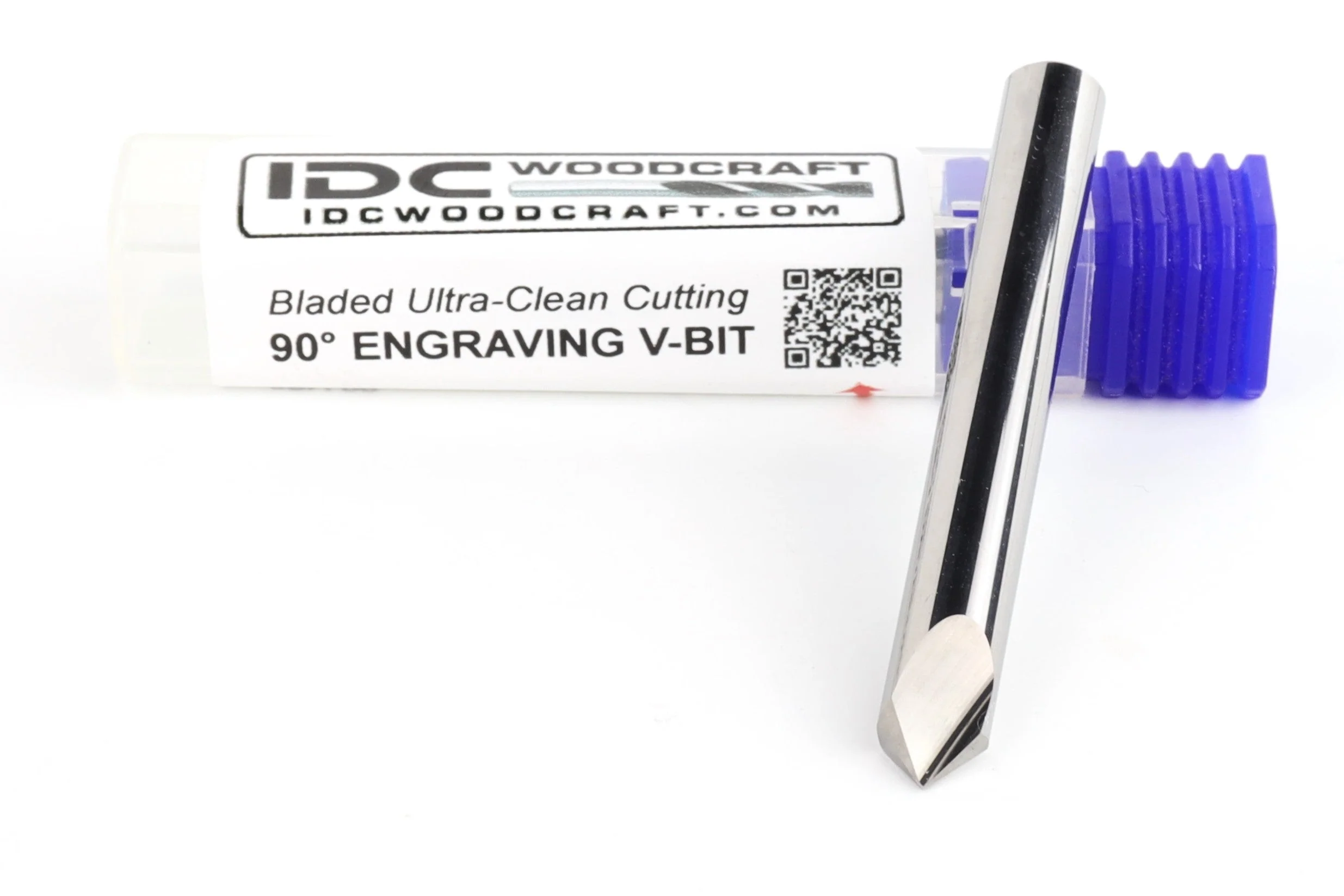 Ultra-Clean Cutting 90 Degree V-Bit for CNC Routers, 1/4 Shank - Image 2