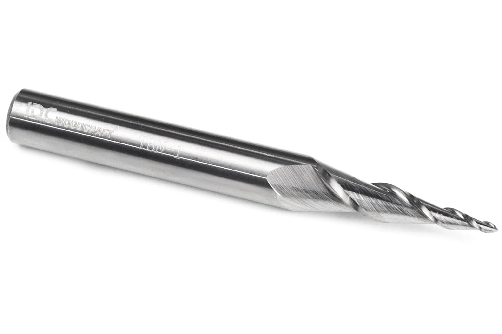 Ultra-Fine Detail Tapered Ball Nose Bit for CNC 3D Carving, 1/4" Shank