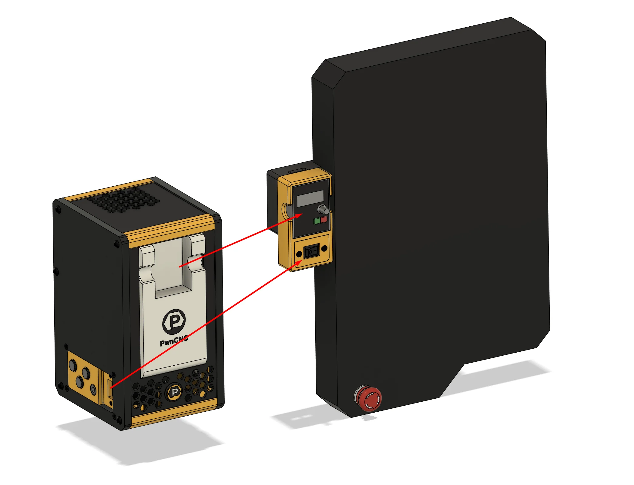 VFD Keypad & Manual Override Mount Kit for Masso Touch - Image 2